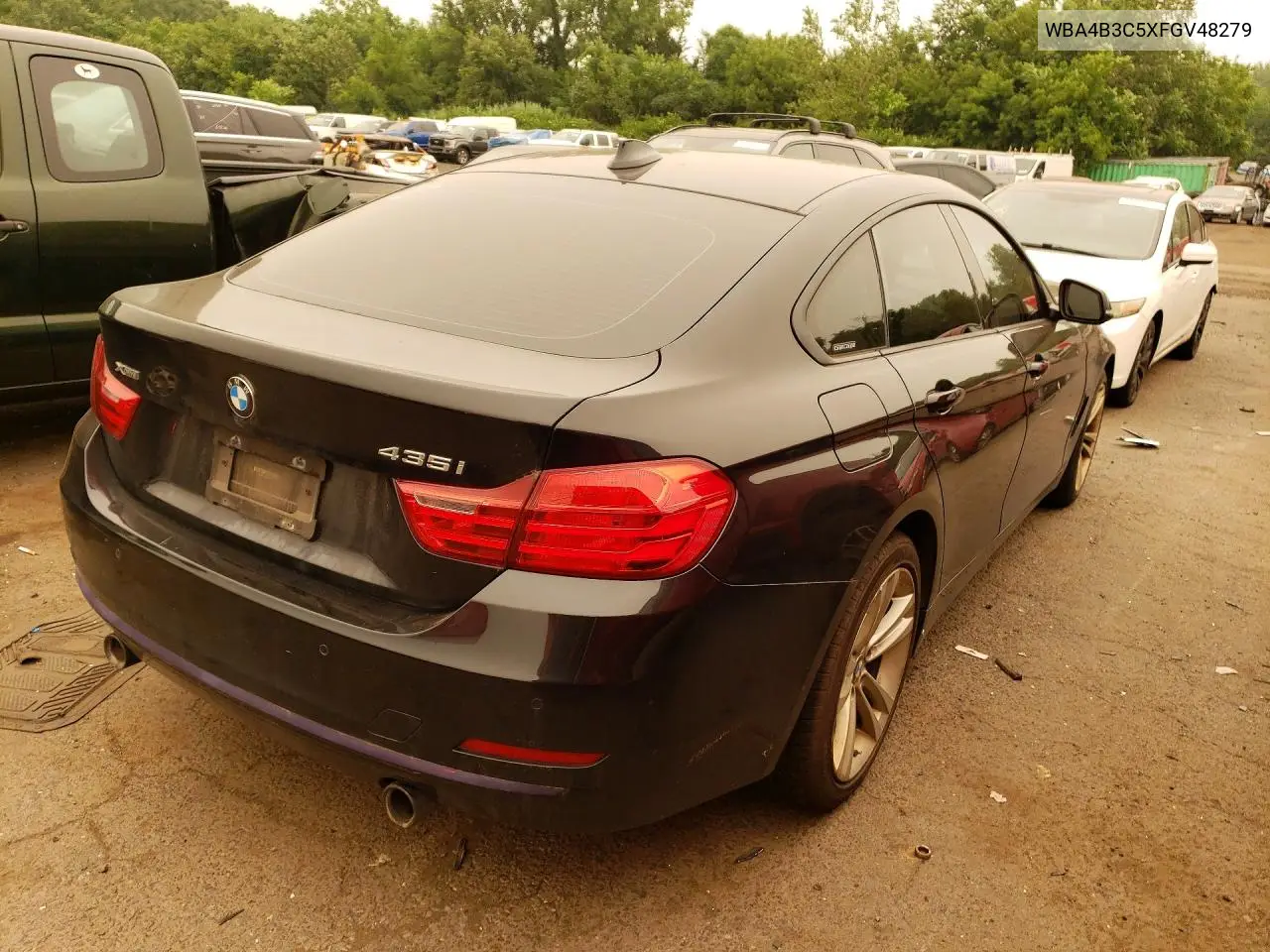 2015 BMW 435 Xi Gran Coupe VIN: WBA4B3C5XFGV48279 Lot: 60977006