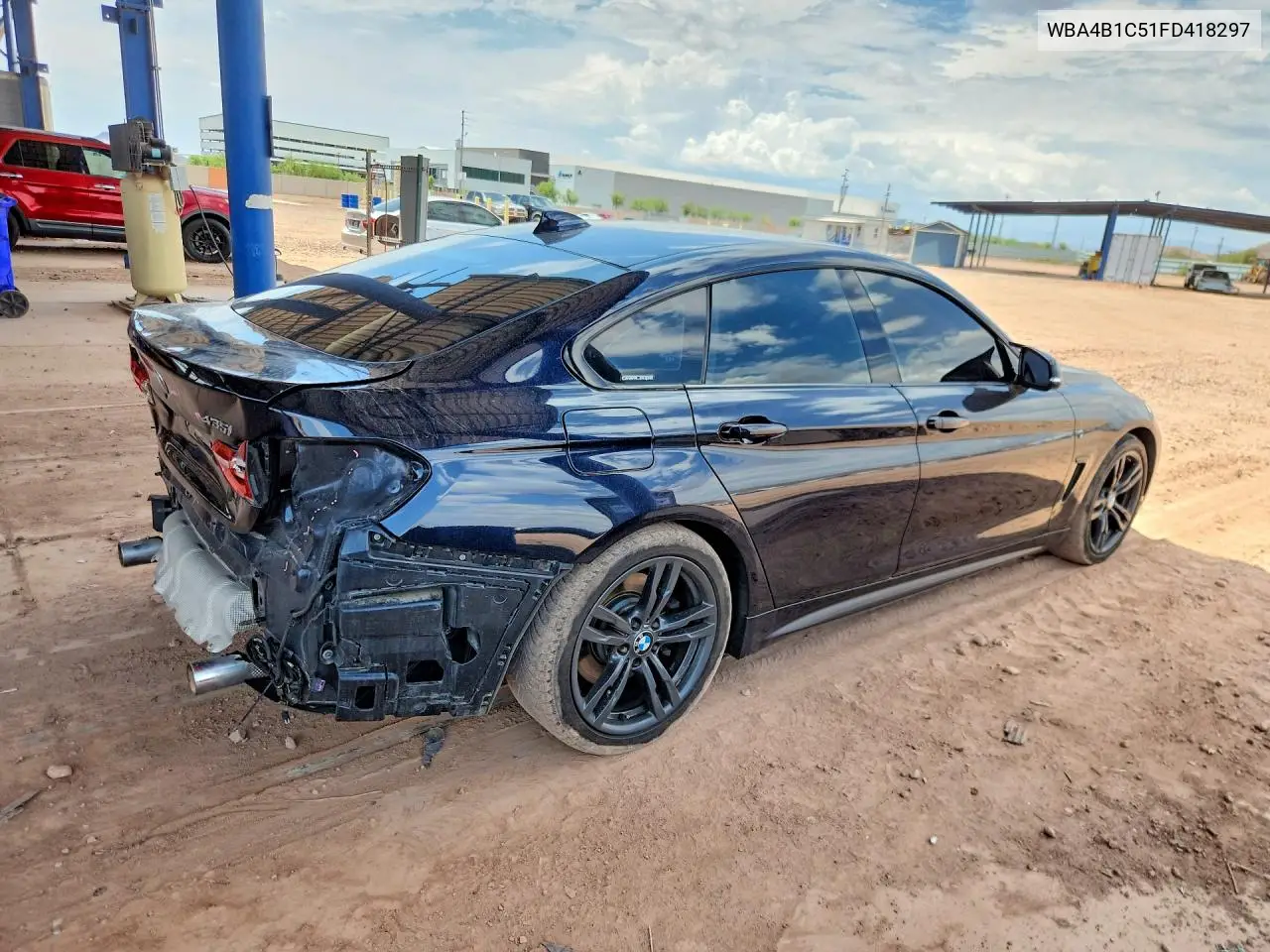 2015 BMW 435 I Gran Coupe VIN: WBA4B1C51FD418297 Lot: 61434416
