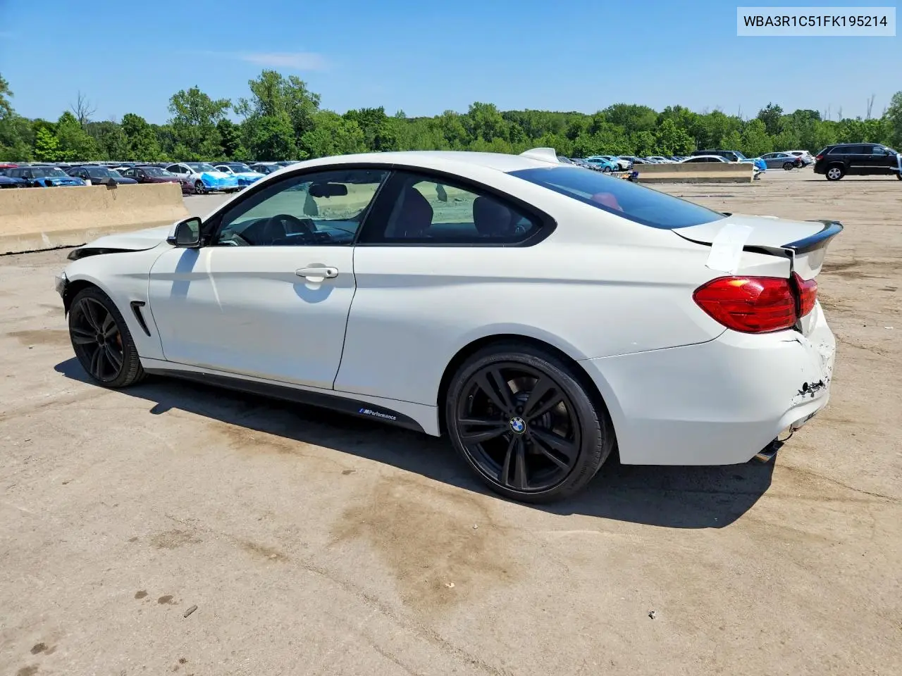 2015 BMW 435 I VIN: WBA3R1C51FK195214 Lot: 61492156