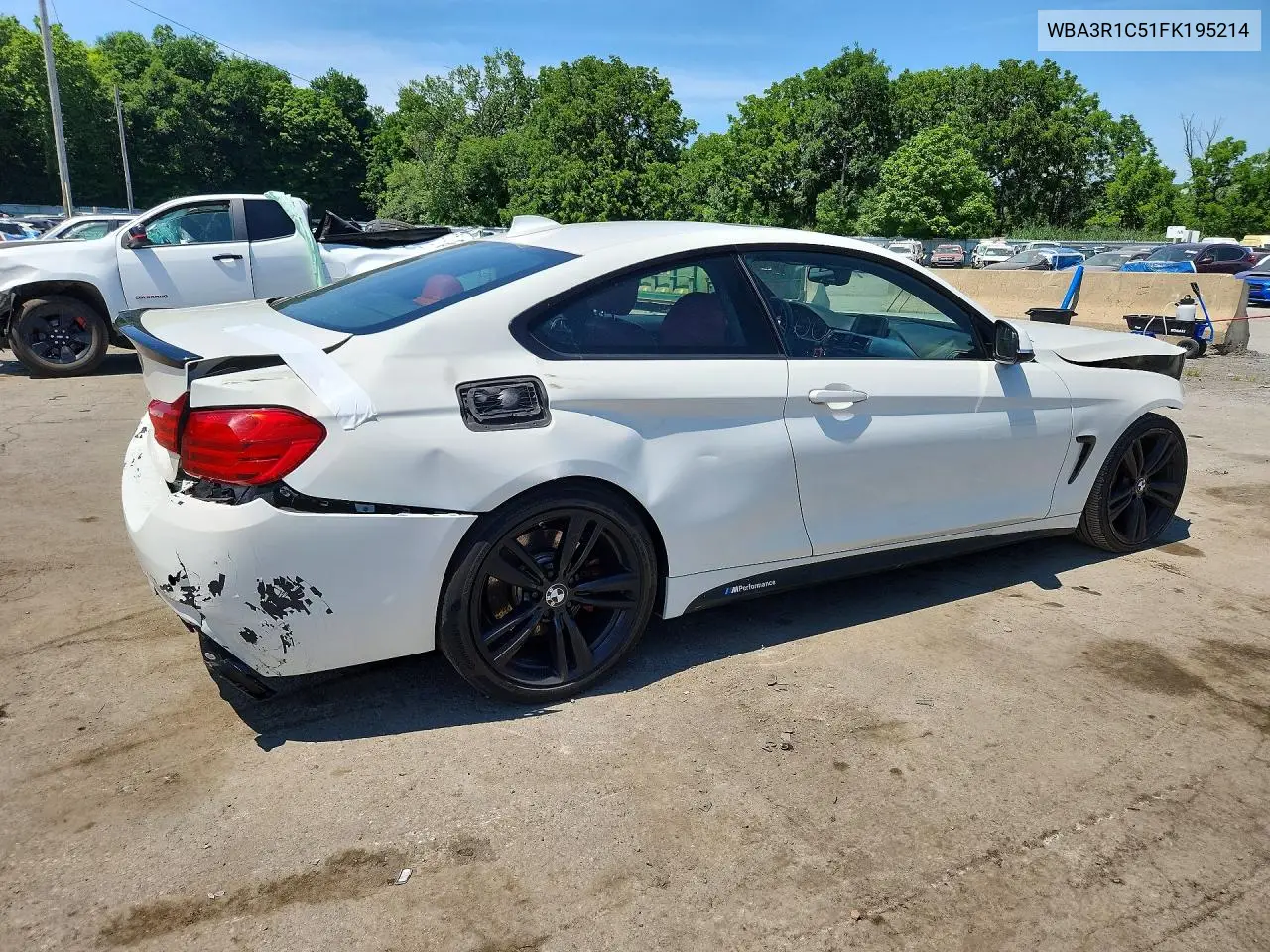2015 BMW 435 I VIN: WBA3R1C51FK195214 Lot: 61492156