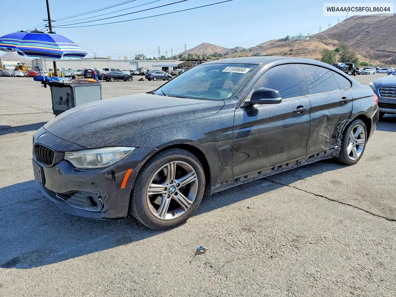 2015 BMW 428 I Gran Coupe Sulev VIN: WBA4A9C58FGL86044 Lot: 61558666