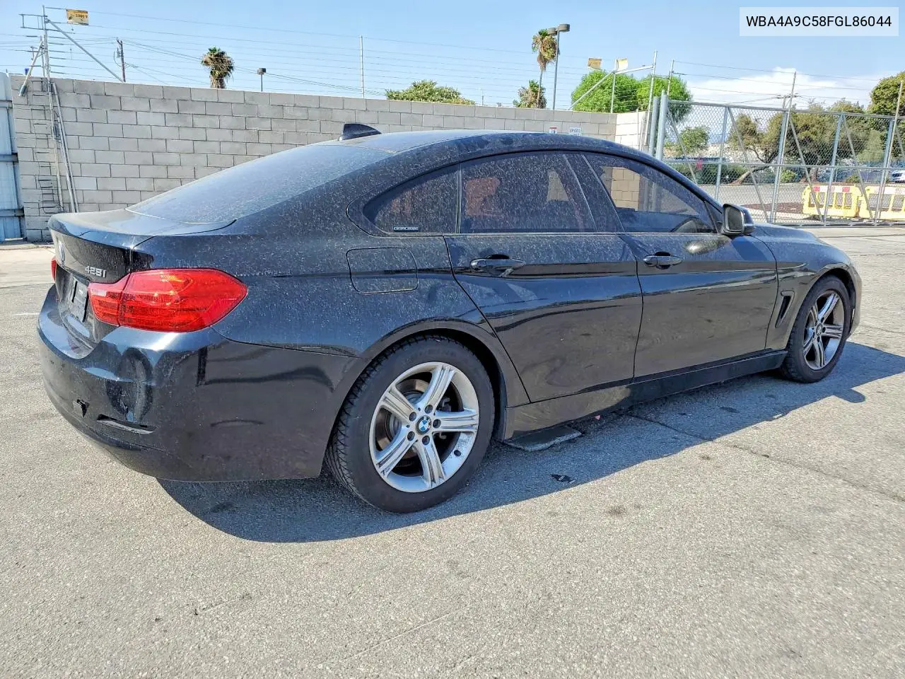 2015 BMW 428 I Gran Coupe Sulev VIN: WBA4A9C58FGL86044 Lot: 61558666