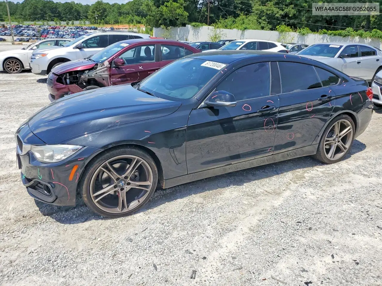2015 BMW 428 I Gran Coupe VIN: WBA4A5C58FG052055 Lot: 61720046