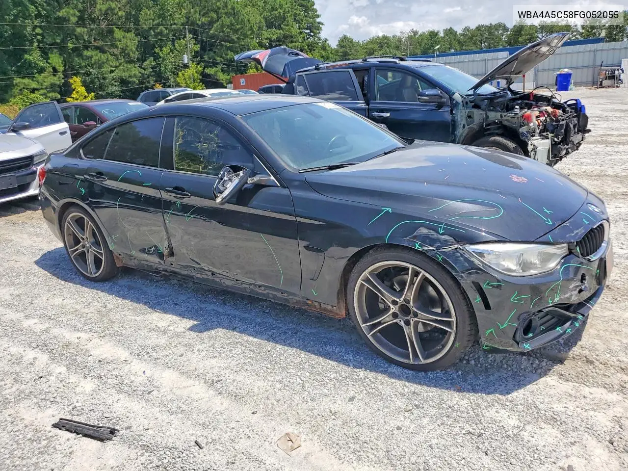2015 BMW 428 I Gran Coupe VIN: WBA4A5C58FG052055 Lot: 61720046