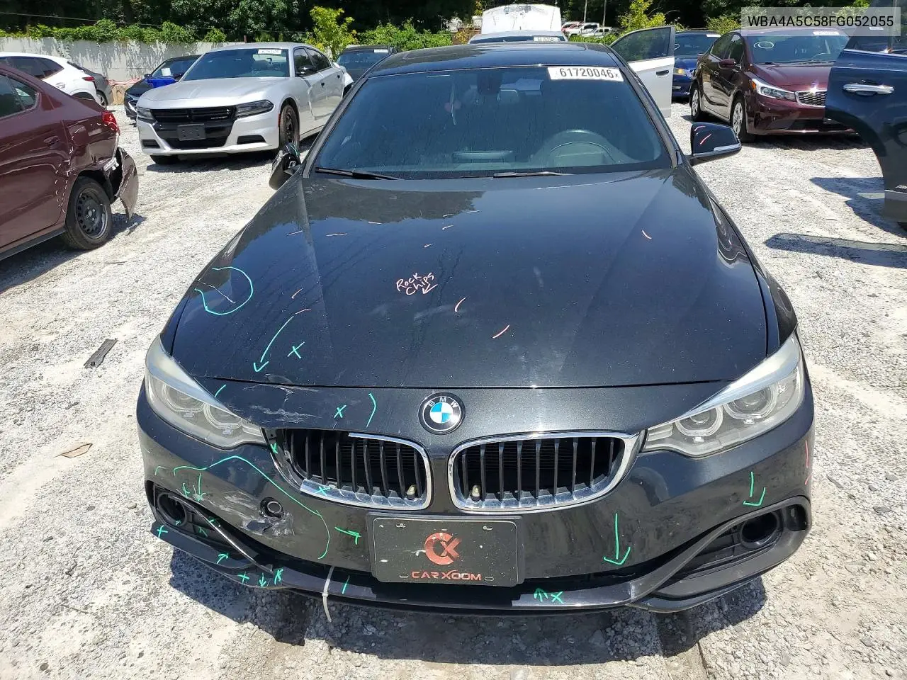 2015 BMW 428 I Gran Coupe VIN: WBA4A5C58FG052055 Lot: 61720046