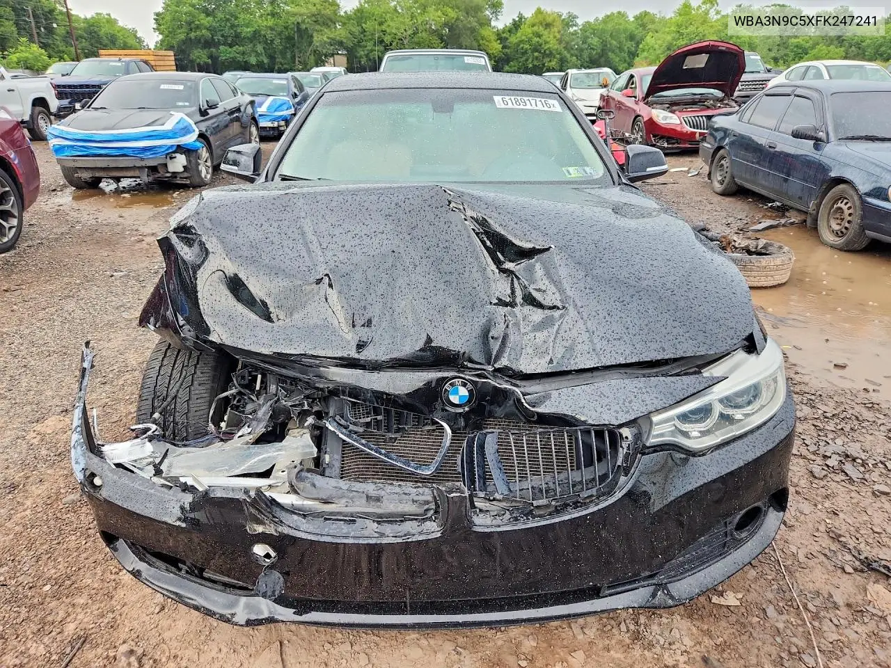 2015 BMW 428 Xi VIN: WBA3N9C5XFK247241 Lot: 61891716