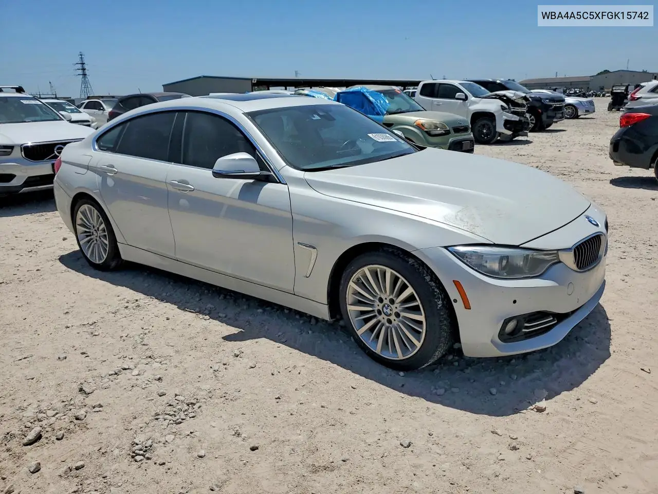 2015 BMW 428 I Gran Coupe VIN: WBA4A5C5XFGK15742 Lot: 61938986