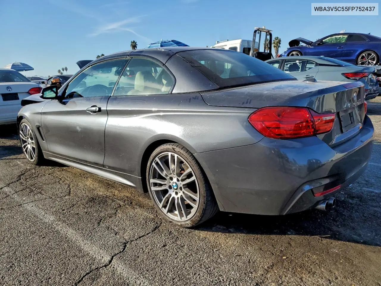WBA3V5C55FP752437 2015 BMW 428 I