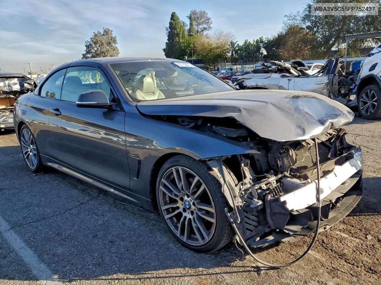 WBA3V5C55FP752437 2015 BMW 428 I