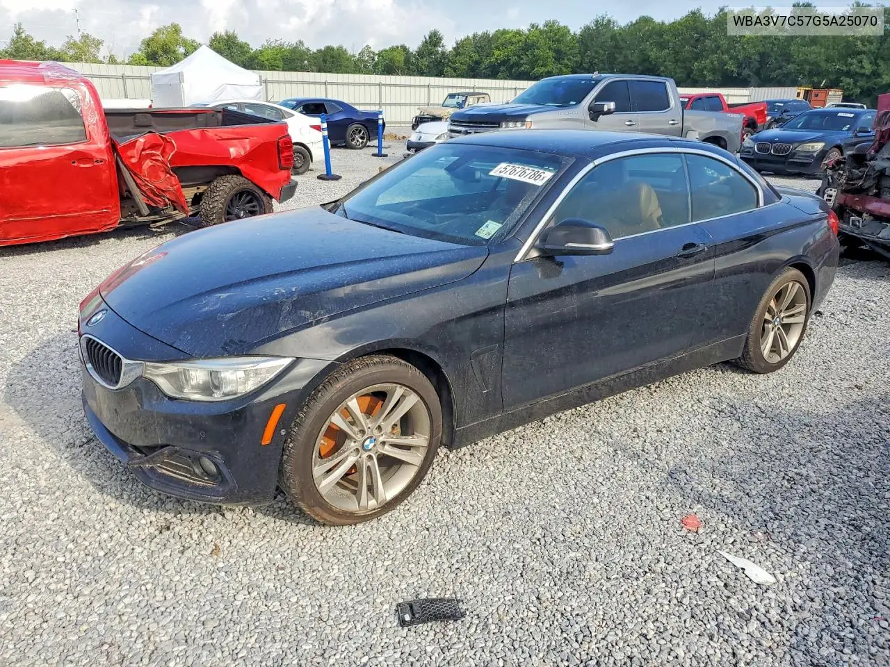 2016 BMW 428 I Sulev VIN: WBA3V7C57G5A25070 Lot: 57676786