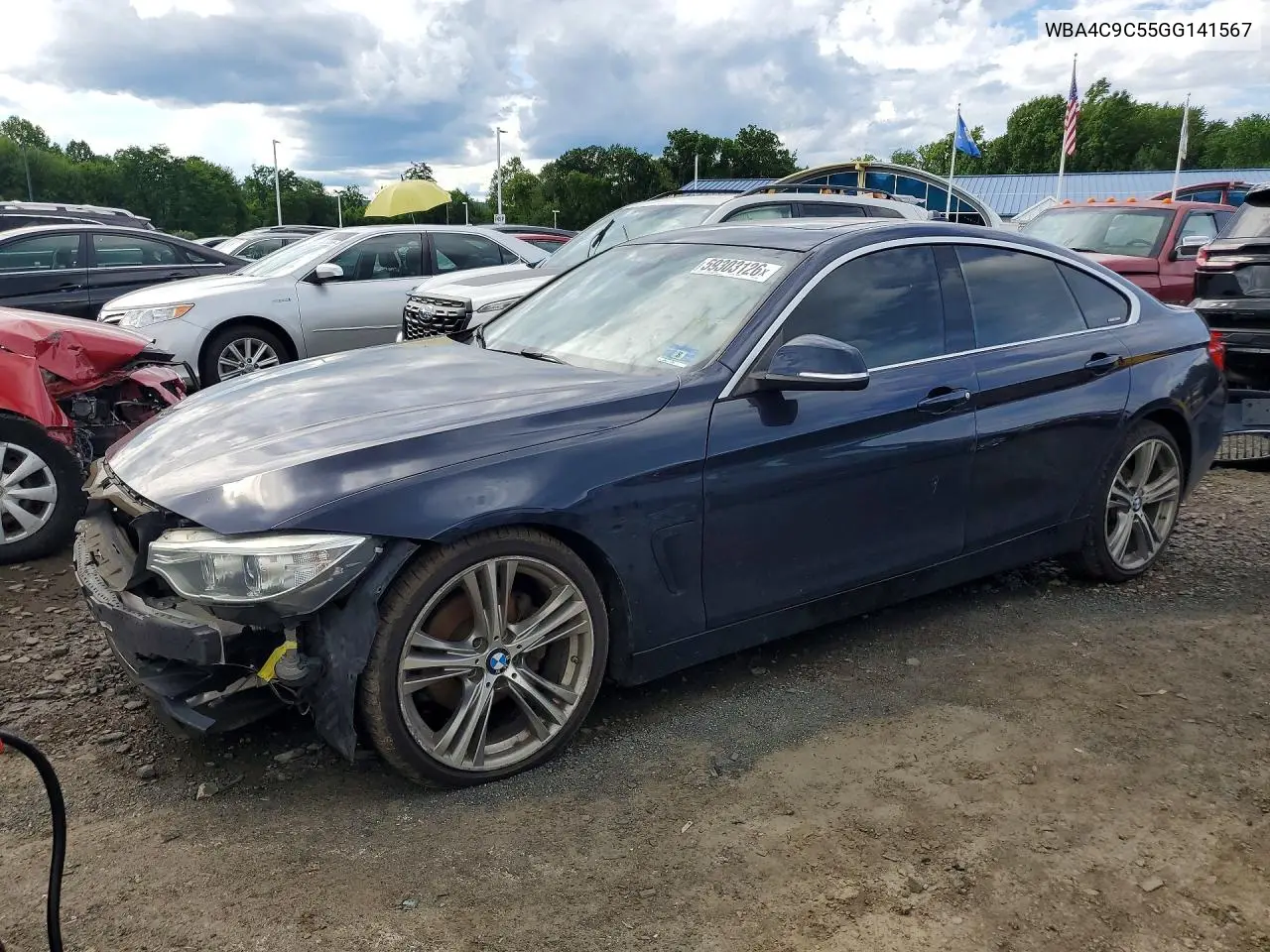 2016 BMW 428 Xi Gran Coupe Sulev VIN: WBA4C9C55GG141567 Lot: 59303126