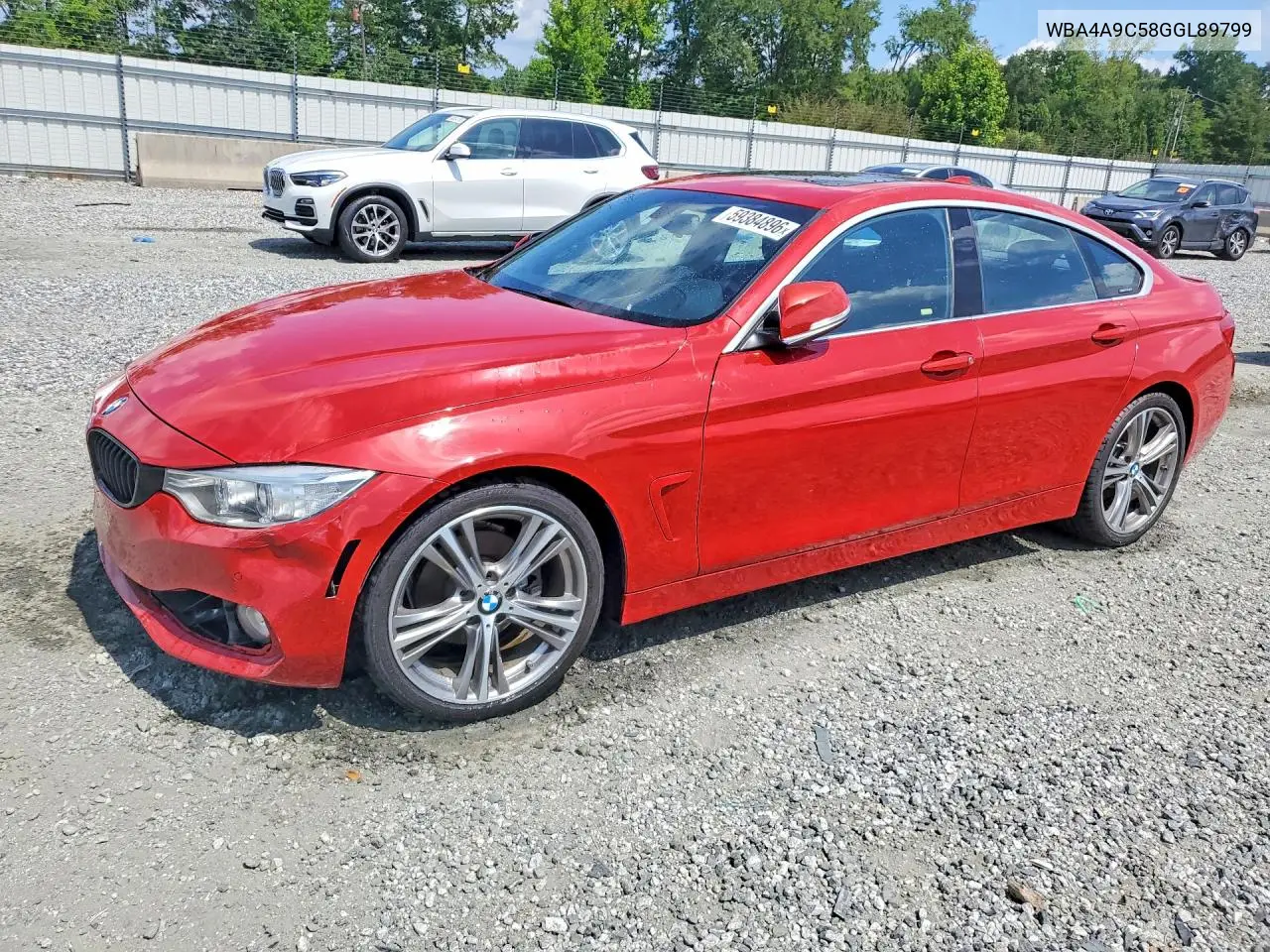 2016 BMW 428 I Gran Coupe Sulev VIN: WBA4A9C58GGL89799 Lot: 59384896