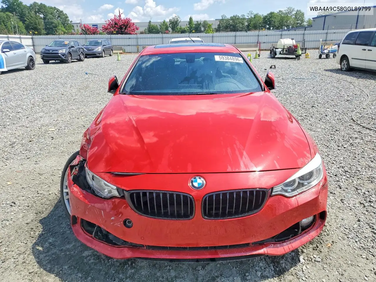 2016 BMW 428 I Gran Coupe Sulev VIN: WBA4A9C58GGL89799 Lot: 59384896