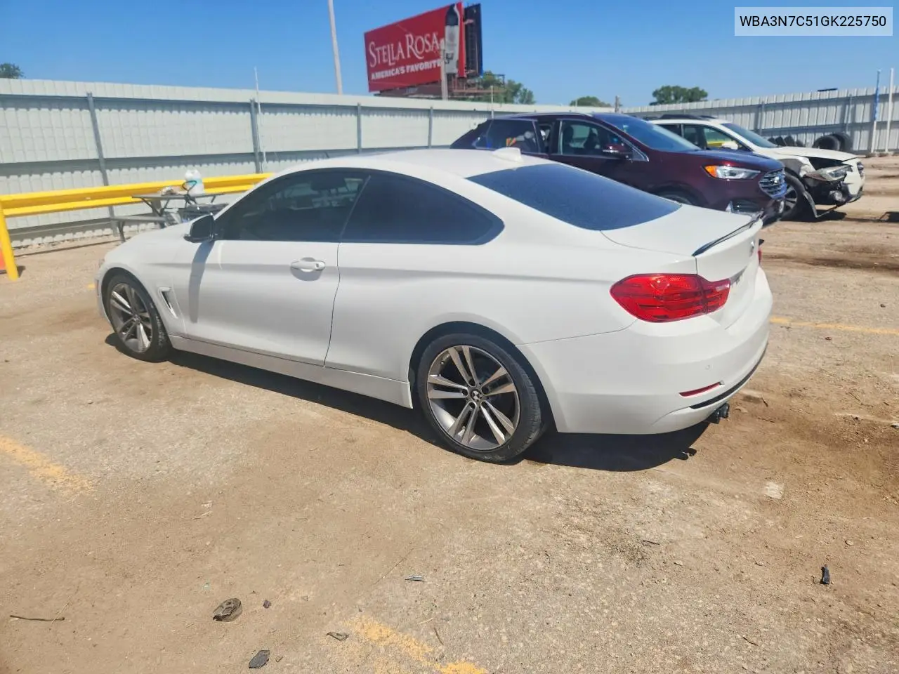2016 BMW 428 I VIN: WBA3N7C51GK225750 Lot: 61934756