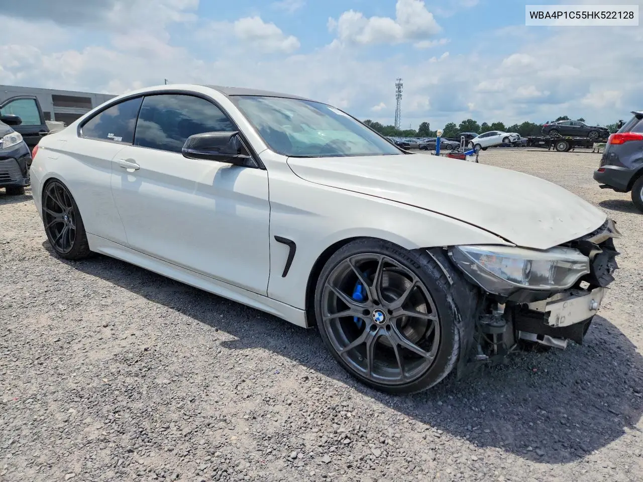 2017 BMW 440I VIN: WBA4P1C55HK522128 Lot: 57377186