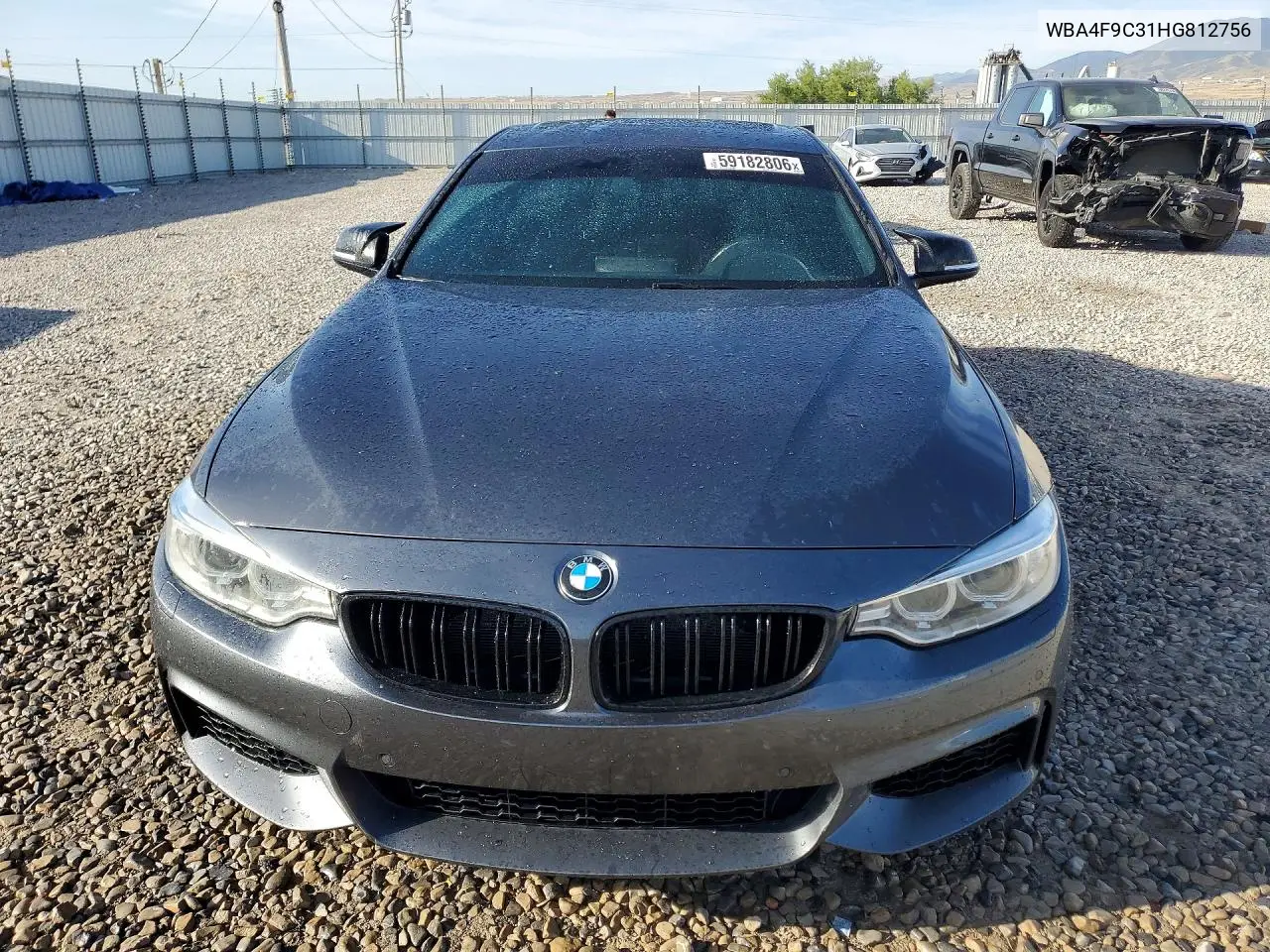 2017 BMW 430Xi Gran Coupe VIN: WBA4F9C31HG812756 Lot: 59182806