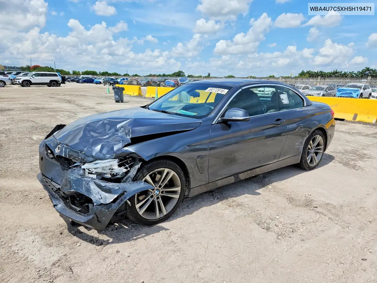 WBA4U7C5XH5H19471 2017 BMW 430I