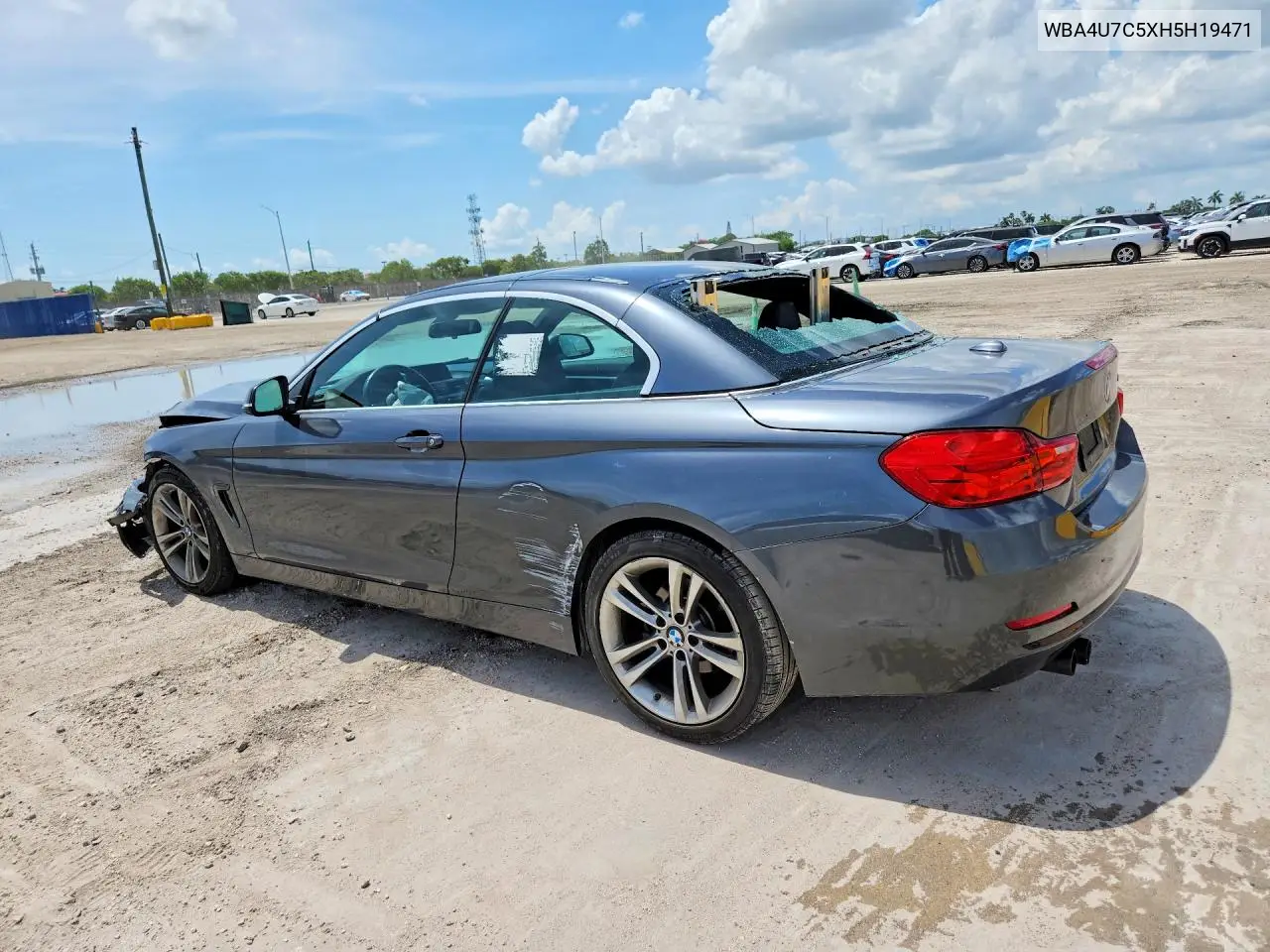 WBA4U7C5XH5H19471 2017 BMW 430I