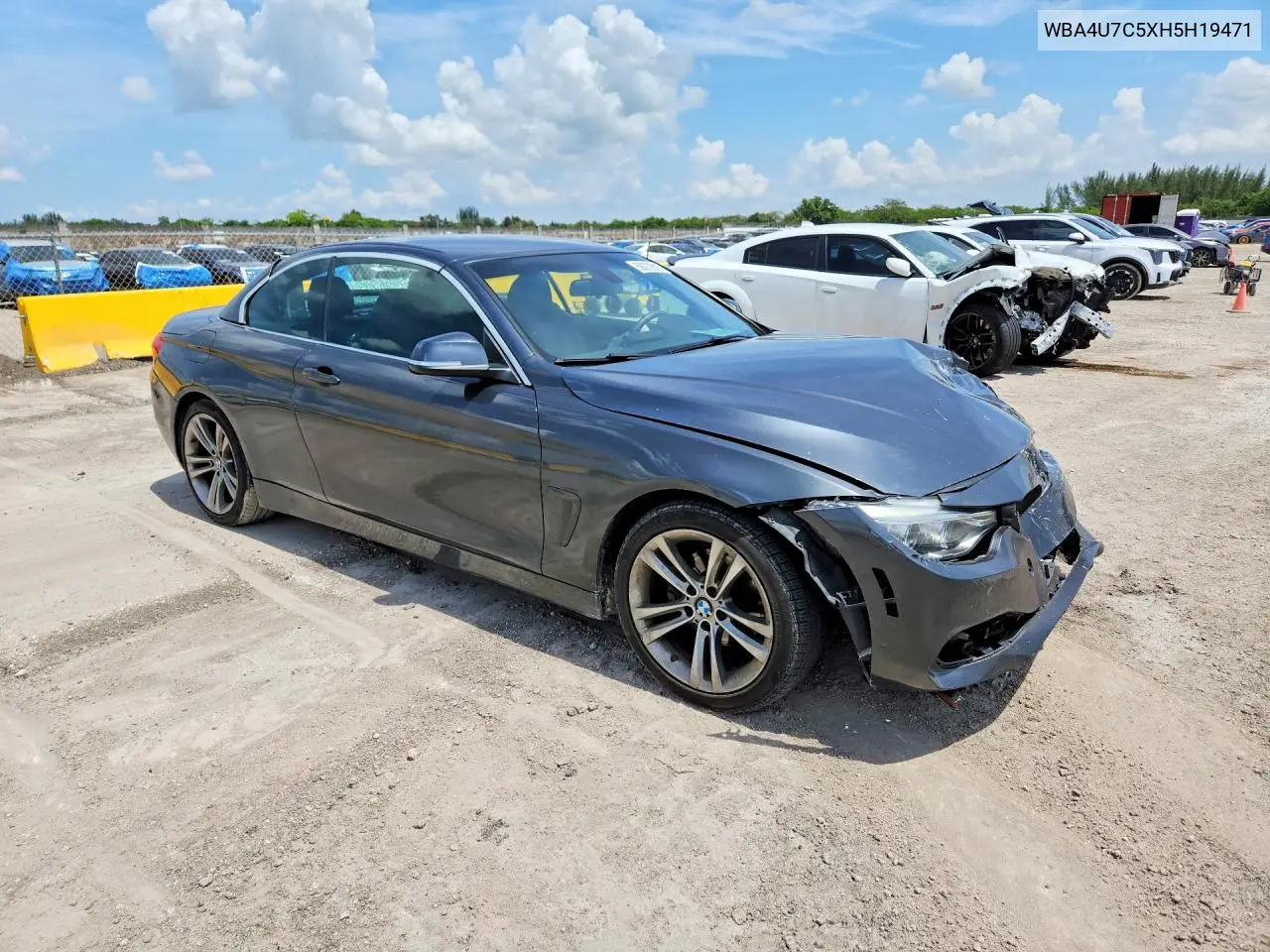 WBA4U7C5XH5H19471 2017 BMW 430I