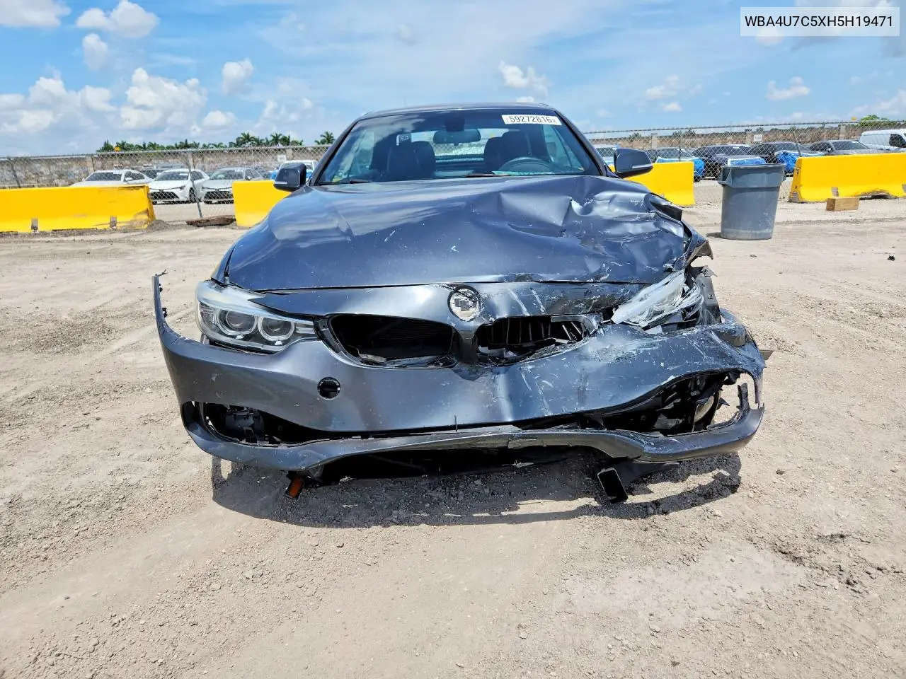 WBA4U7C5XH5H19471 2017 BMW 430I