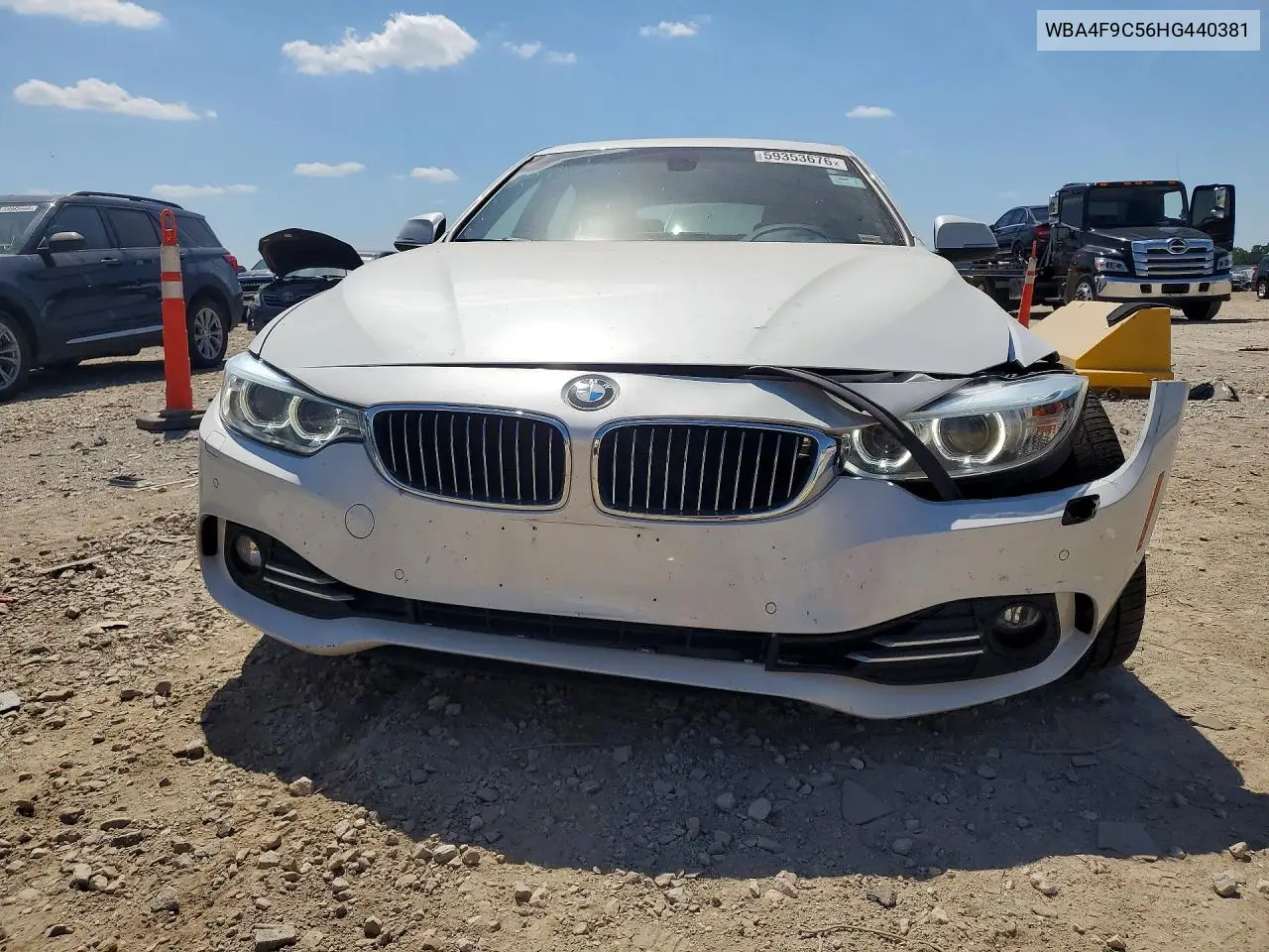2017 BMW 430Xi VIN: WBA4F9C56HG440381 Lot: 59353676