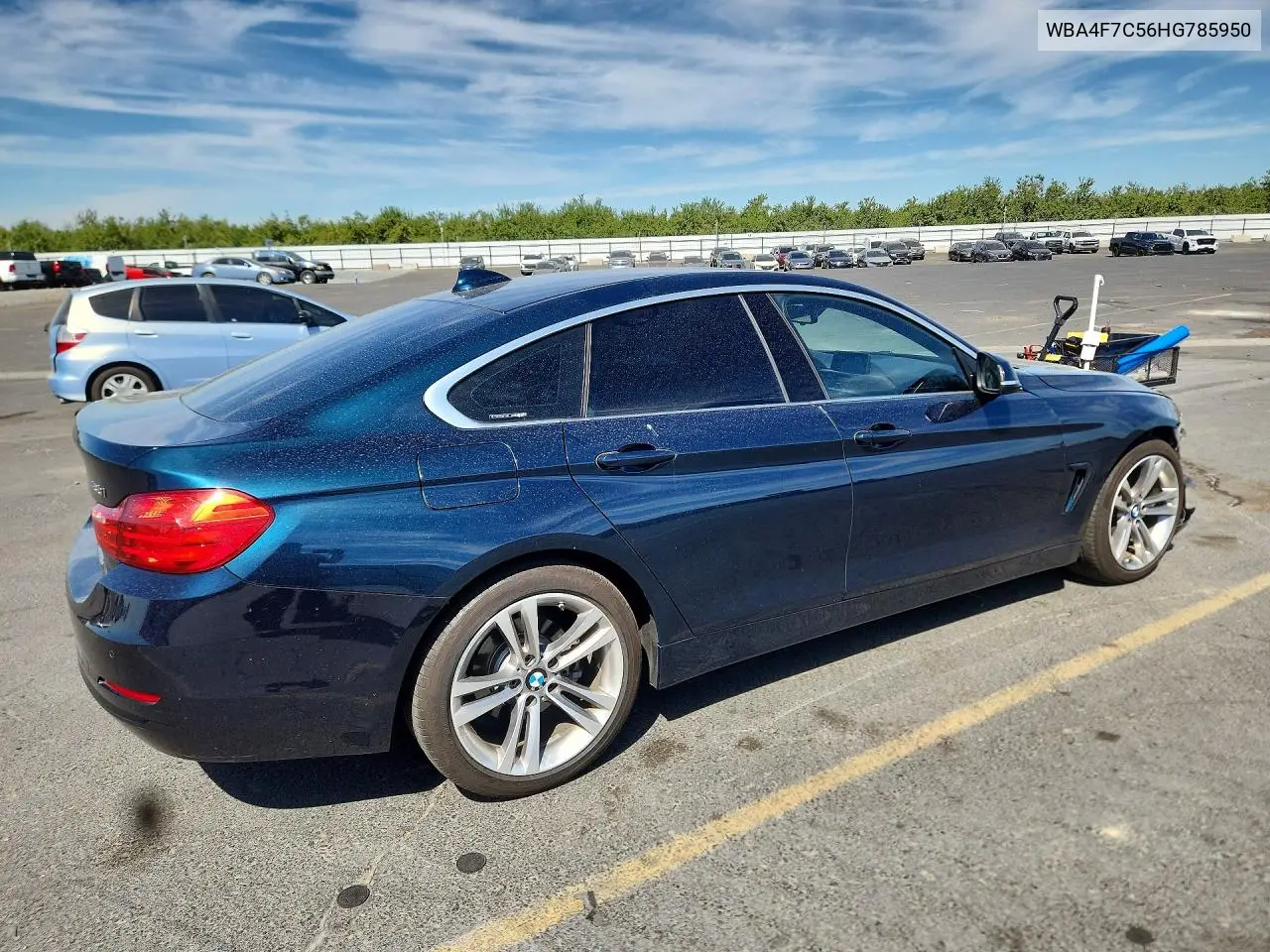 2017 BMW 430I Gran Coupe VIN: WBA4F7C56HG785950 Lot: 59631086