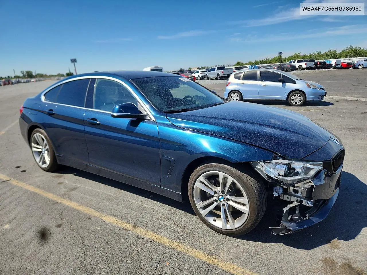 2017 BMW 430I Gran Coupe VIN: WBA4F7C56HG785950 Lot: 59631086