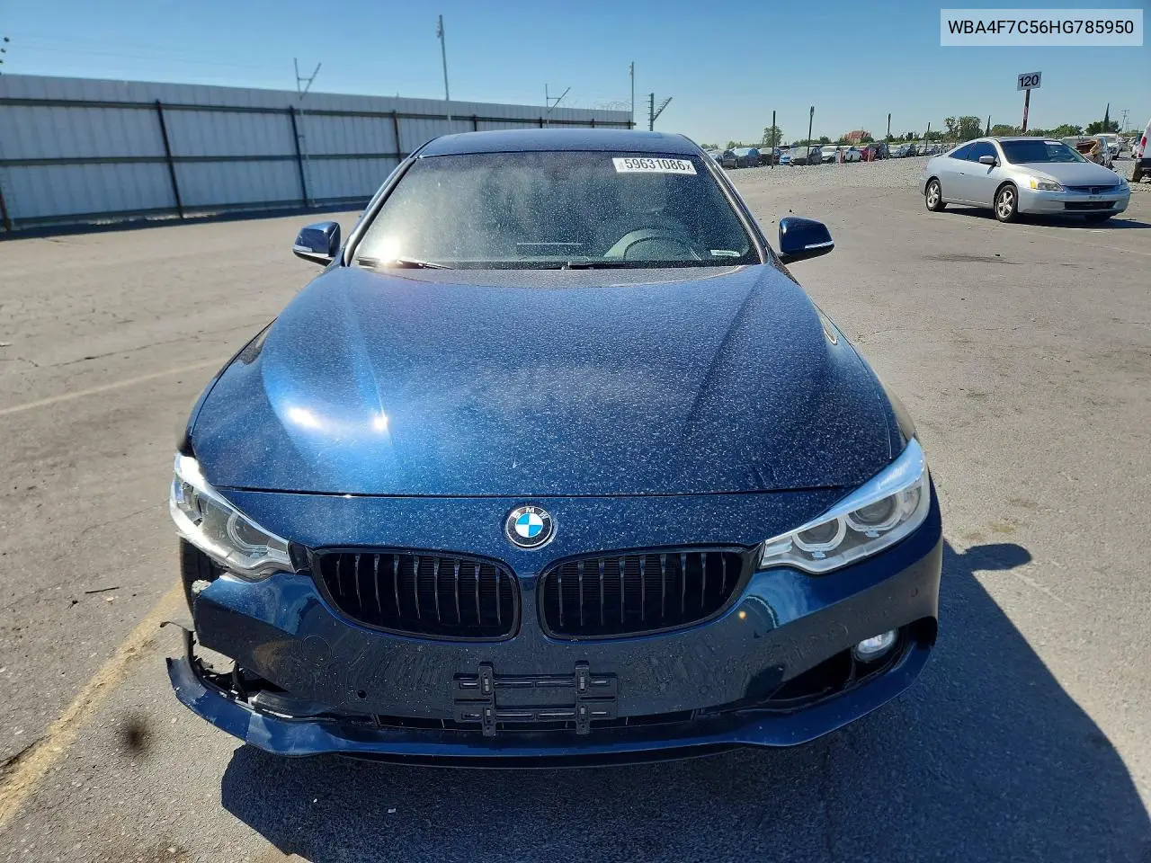 2017 BMW 430I Gran Coupe VIN: WBA4F7C56HG785950 Lot: 59631086
