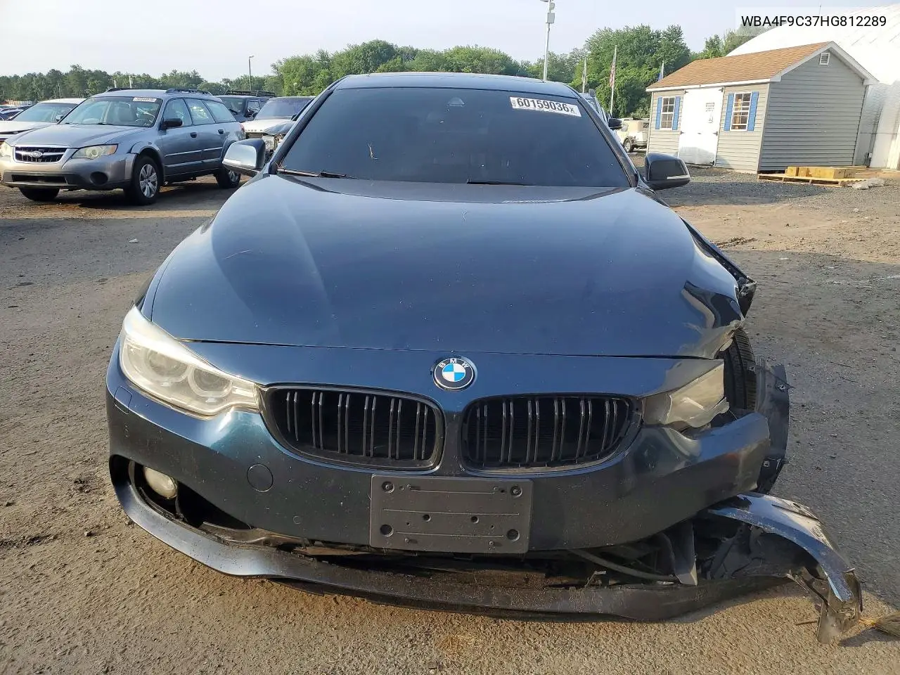 2017 BMW 430Xi Gran Coupe VIN: WBA4F9C37HG812289 Lot: 60159036