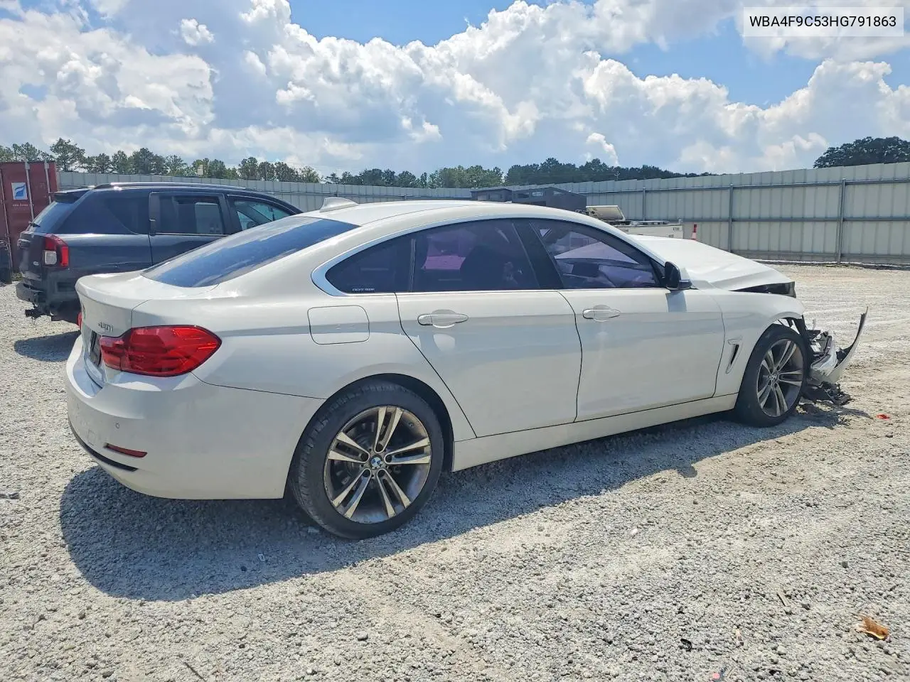 2017 BMW 430Xi Gran Coupe VIN: WBA4F9C53HG791863 Lot: 60281036