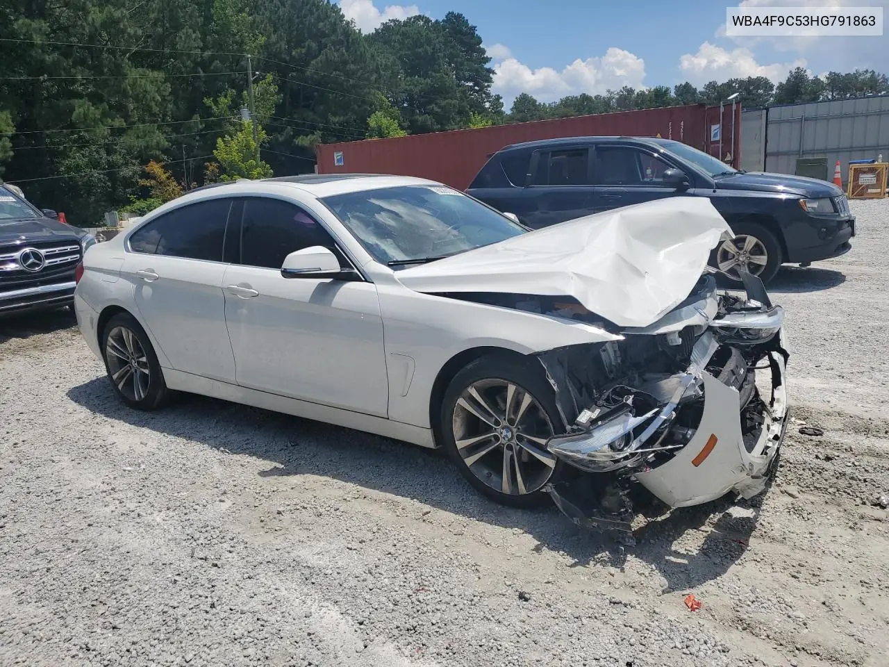 2017 BMW 430Xi Gran Coupe VIN: WBA4F9C53HG791863 Lot: 60281036