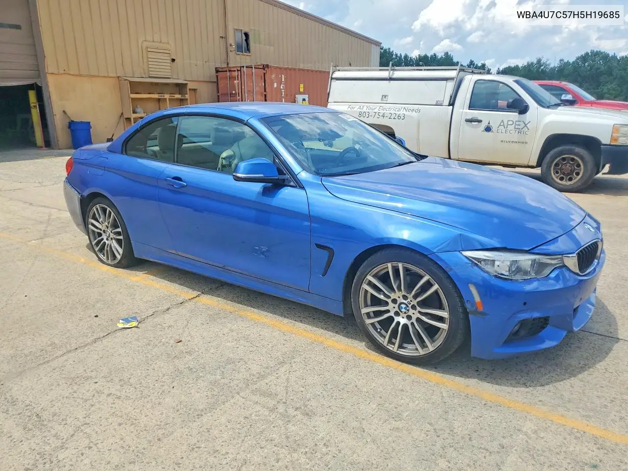 2017 BMW 430I VIN: WBA4U7C57H5H19685 Lot: 60379006