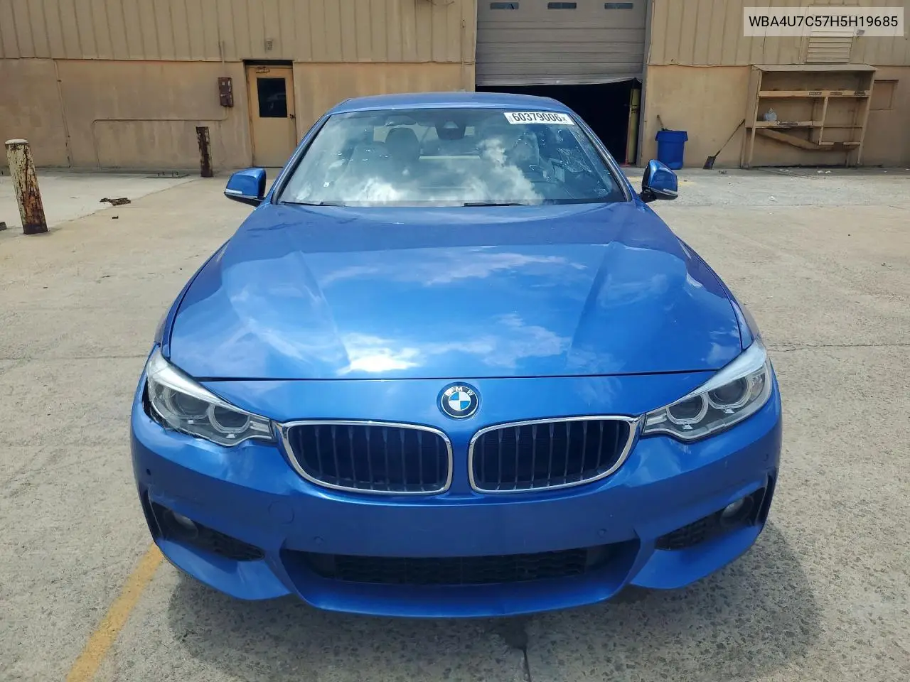 2017 BMW 430I VIN: WBA4U7C57H5H19685 Lot: 60379006