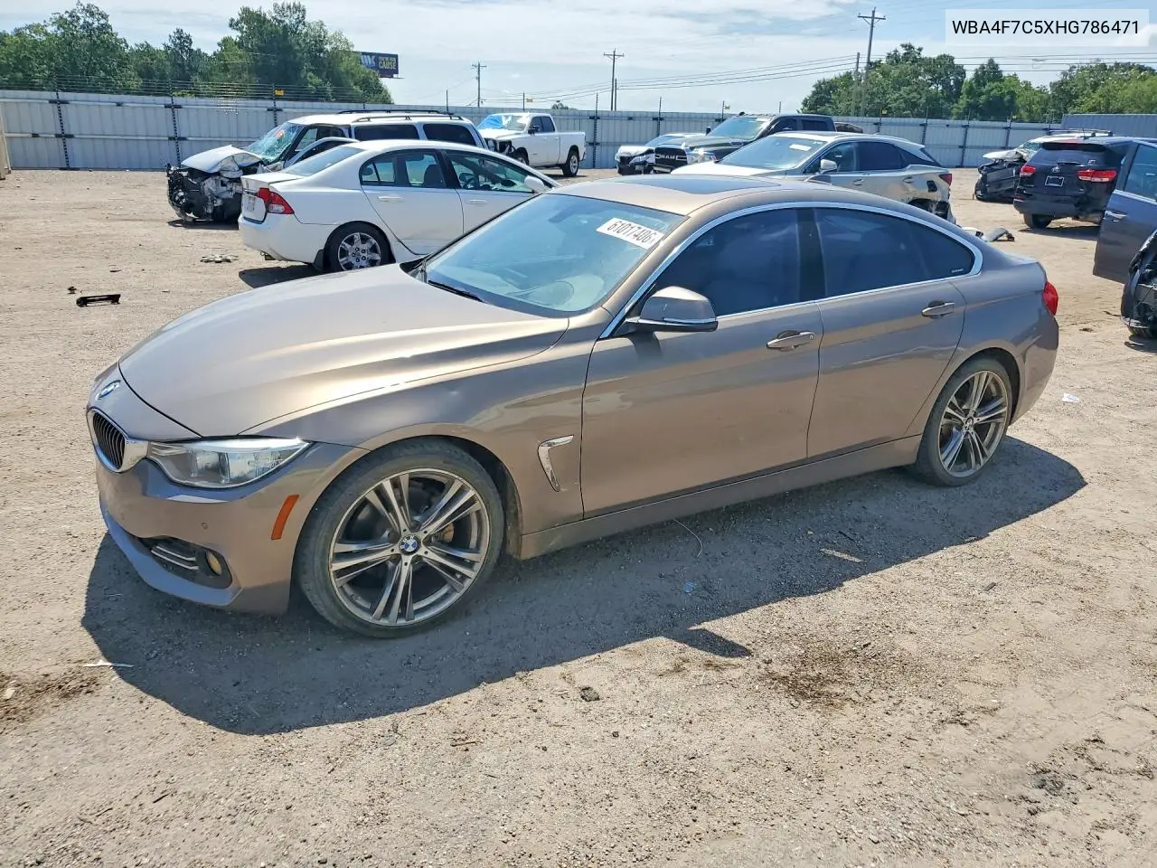 2017 BMW 430I Gran Coupe VIN: WBA4F7C5XHG786471 Lot: 61017406
