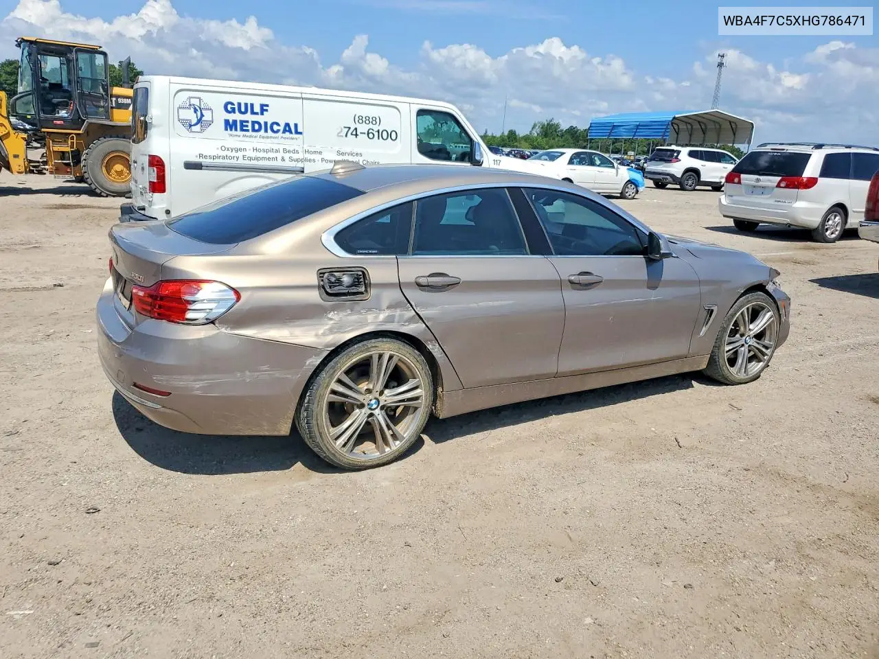 2017 BMW 430I Gran Coupe VIN: WBA4F7C5XHG786471 Lot: 61017406
