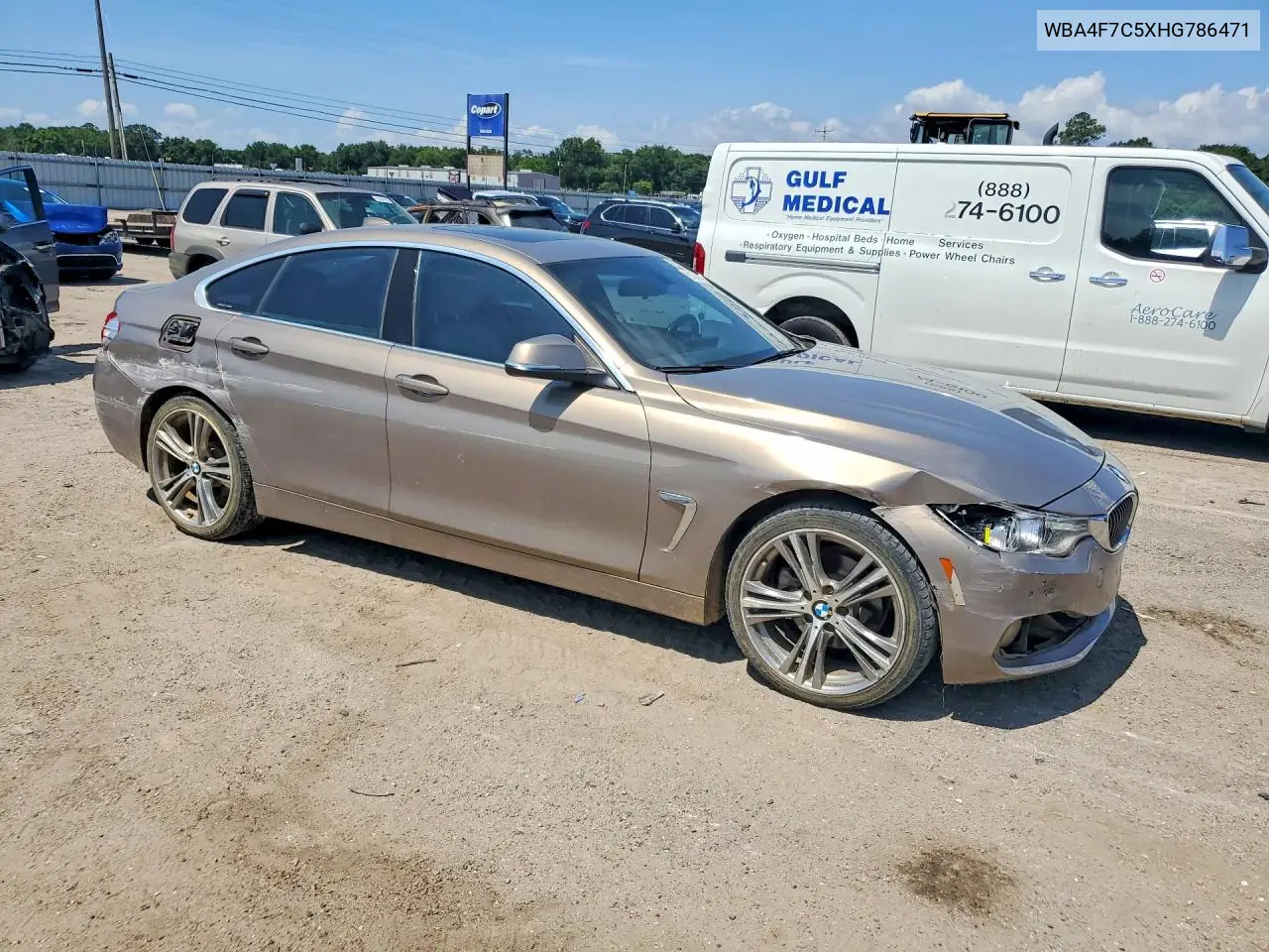 2017 BMW 430I Gran Coupe VIN: WBA4F7C5XHG786471 Lot: 61017406