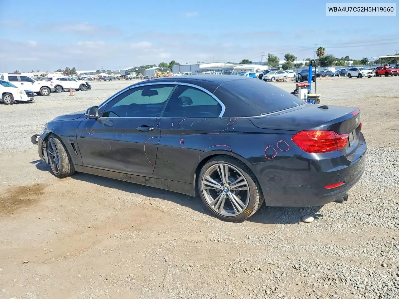 2017 BMW 430I VIN: WBA4U7C52H5H19660 Lot: 61379896