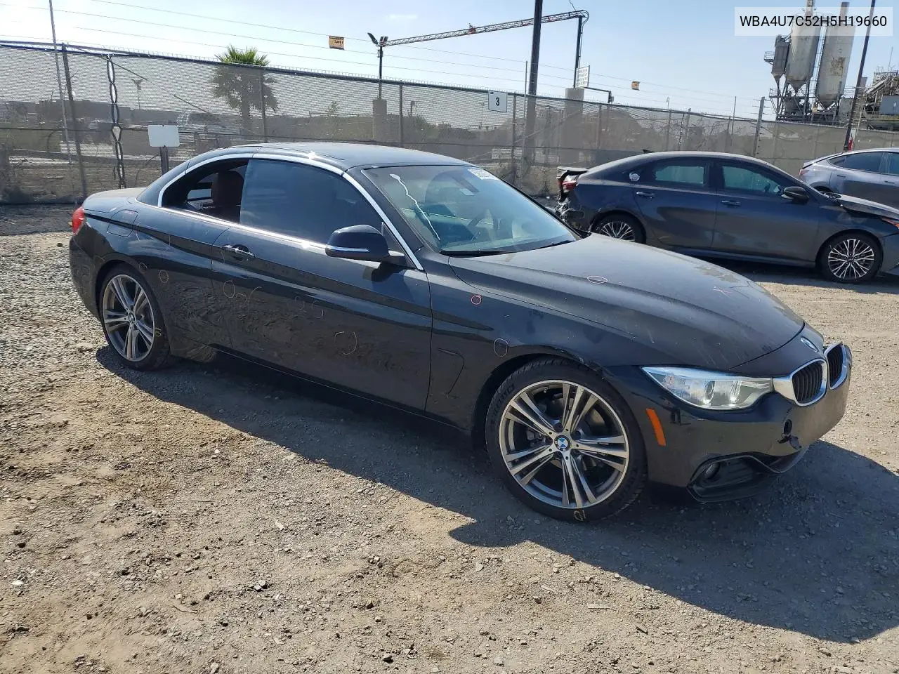 2017 BMW 430I VIN: WBA4U7C52H5H19660 Lot: 61379896