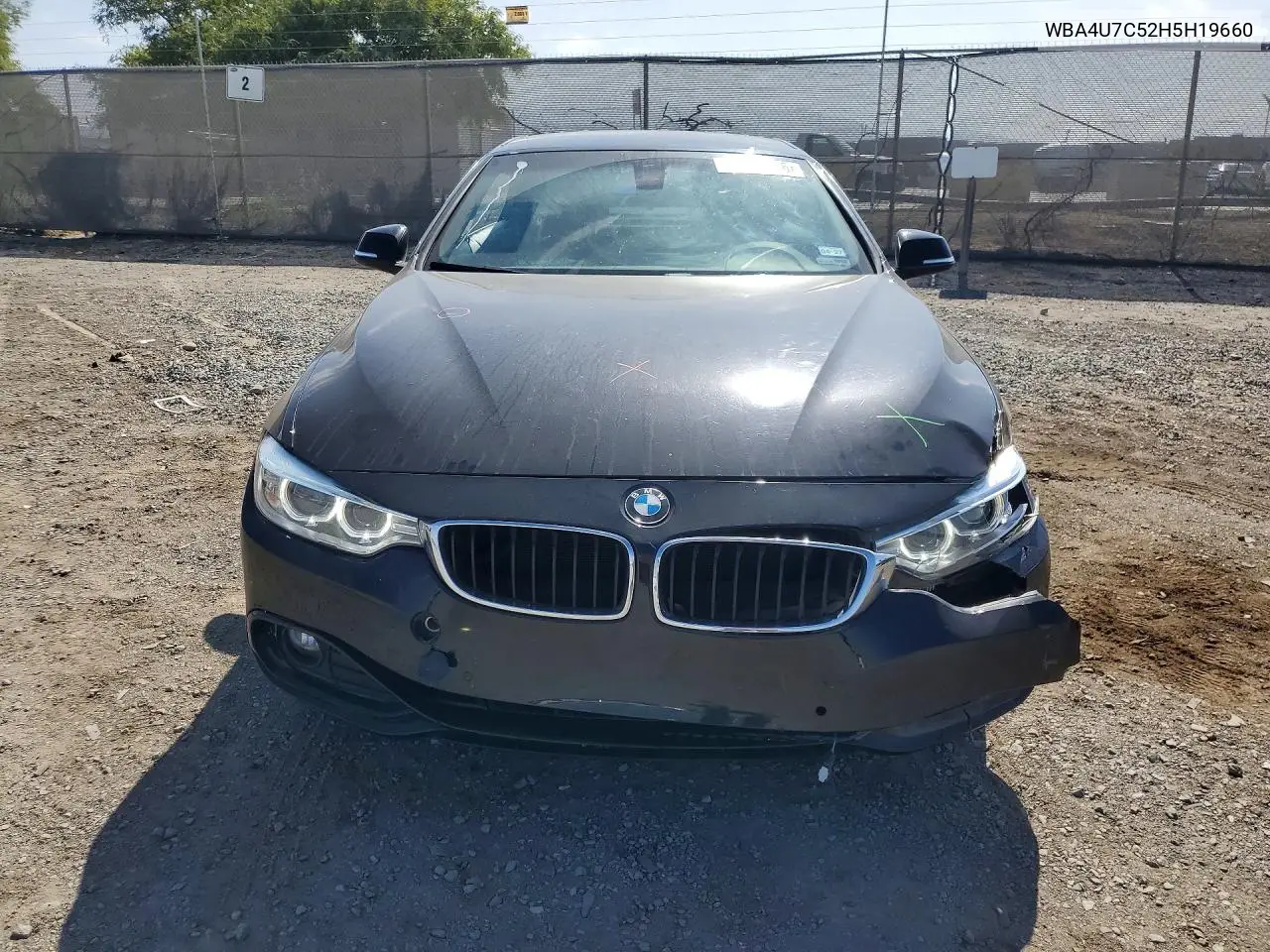 2017 BMW 430I VIN: WBA4U7C52H5H19660 Lot: 61379896