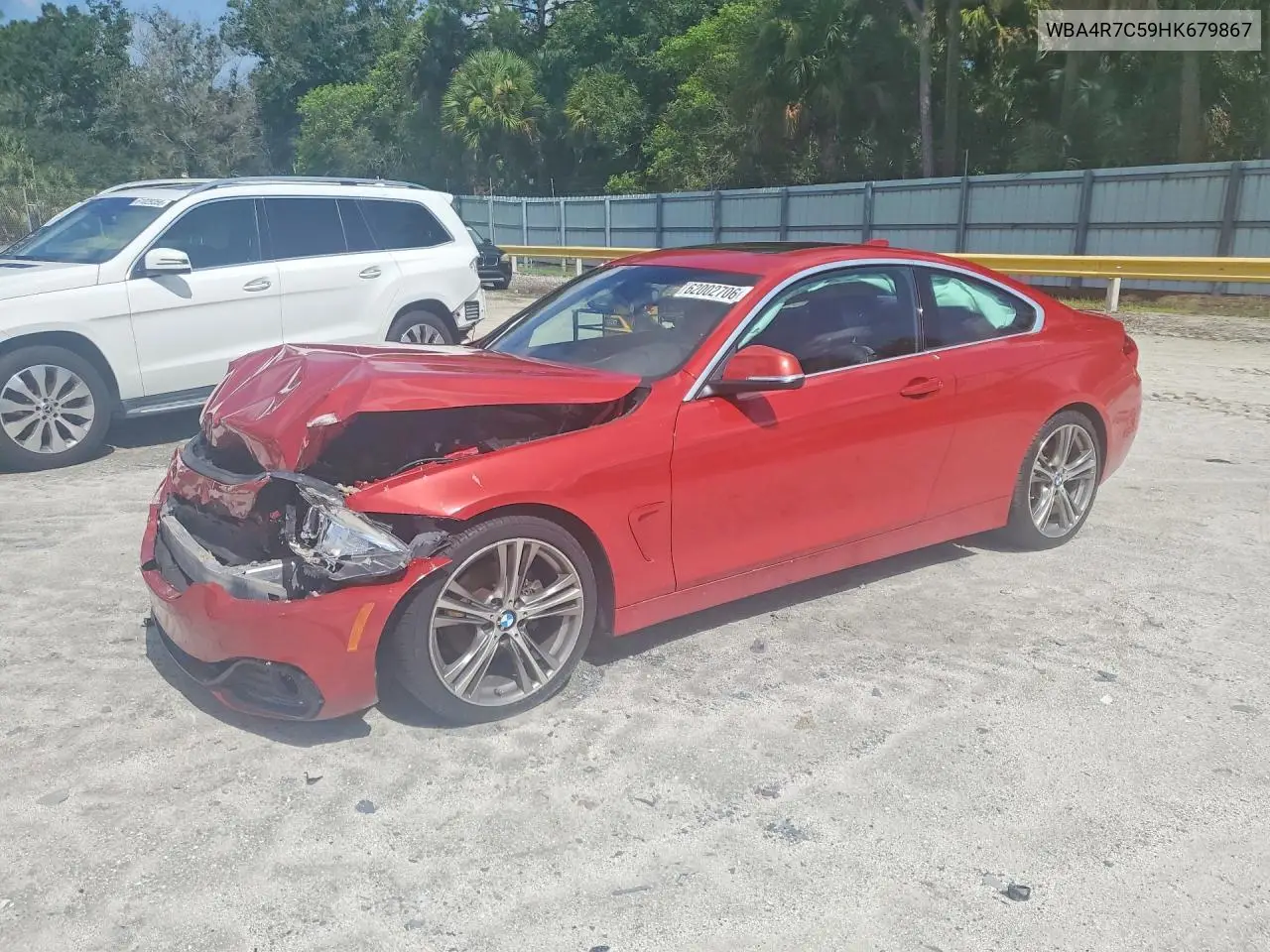 2017 BMW 430I VIN: WBA4R7C59HK679867 Lot: 62002706