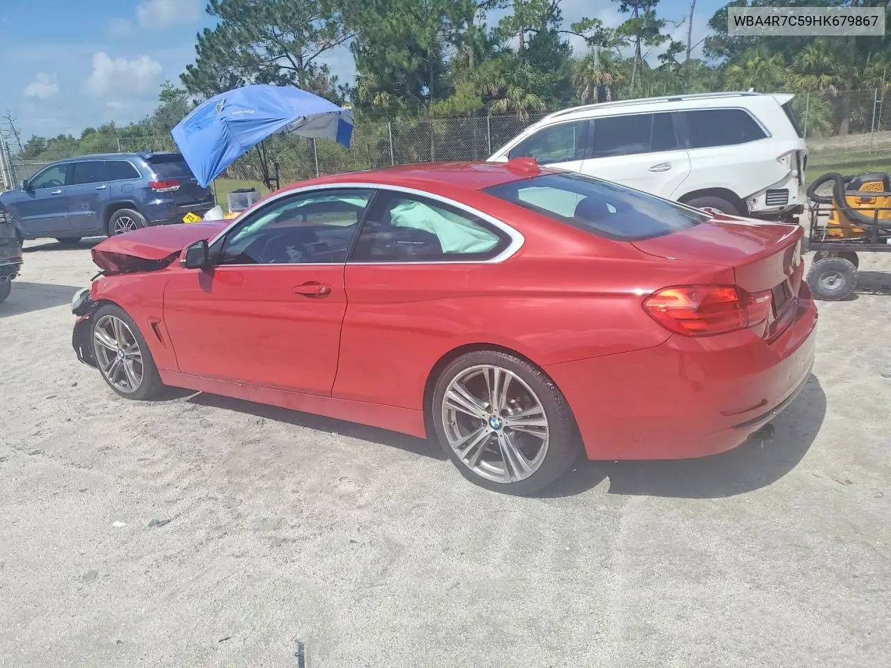2017 BMW 430I VIN: WBA4R7C59HK679867 Lot: 62002706