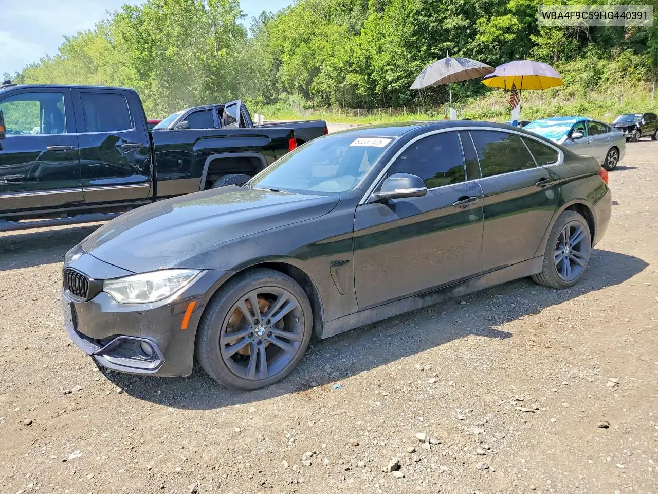 2017 BMW 430Xi Gran Coupe VIN: WBA4F9C59HG440391 Lot: 62037426
