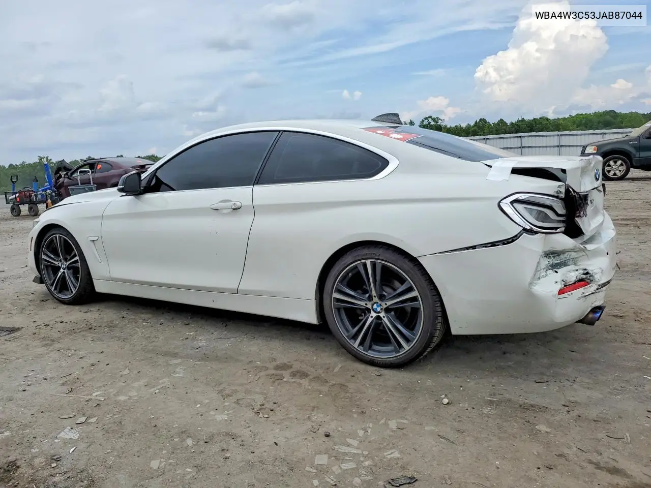 2018 BMW 430I VIN: WBA4W3C53JAB87044 Lot: 56016186