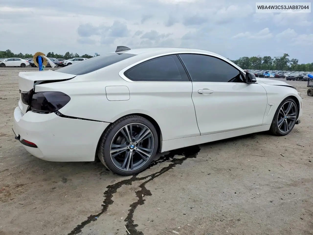 2018 BMW 430I VIN: WBA4W3C53JAB87044 Lot: 56016186