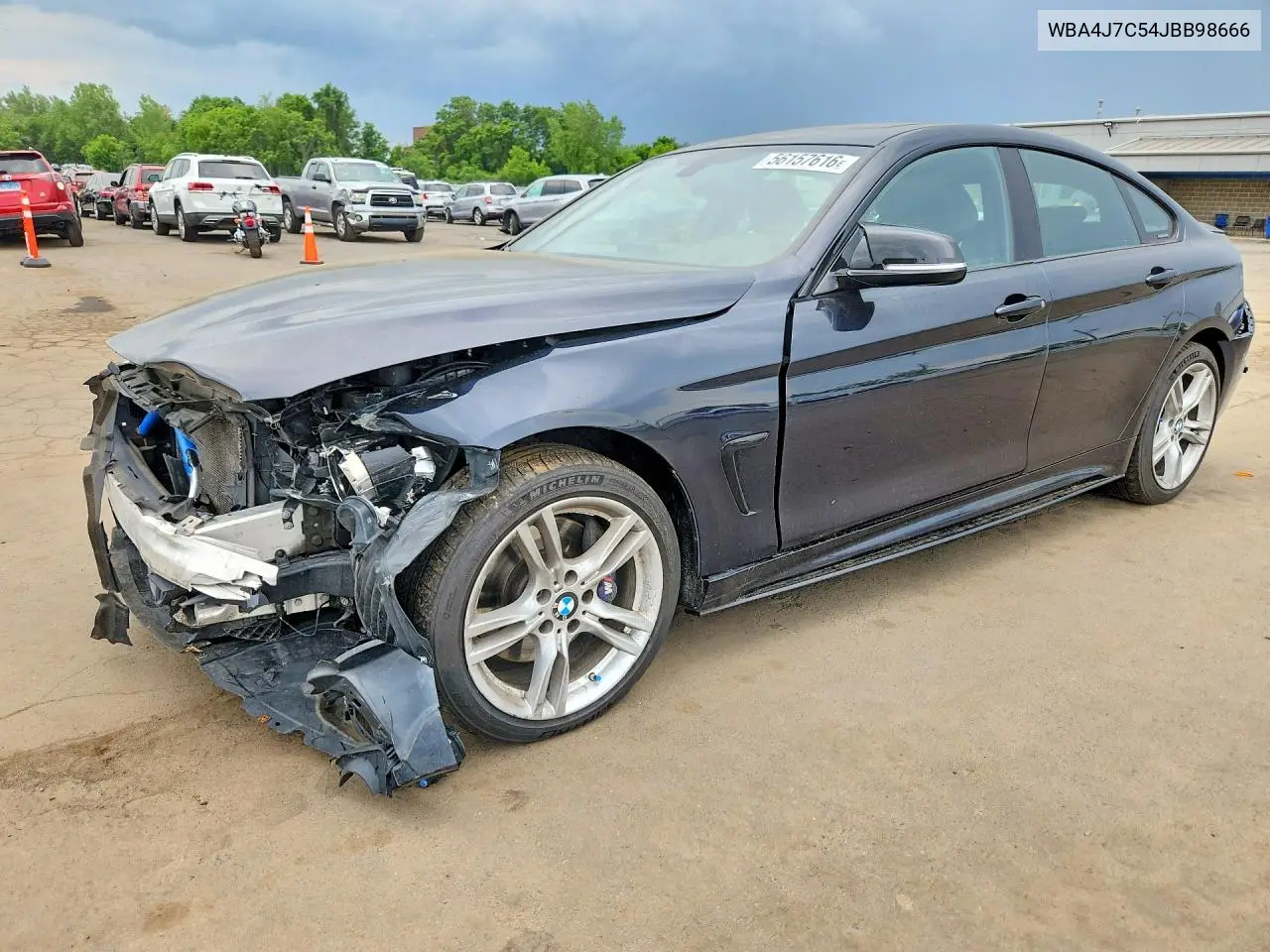 2018 BMW 440Xi Gran Coupe VIN: WBA4J7C54JBB98666 Lot: 56157616