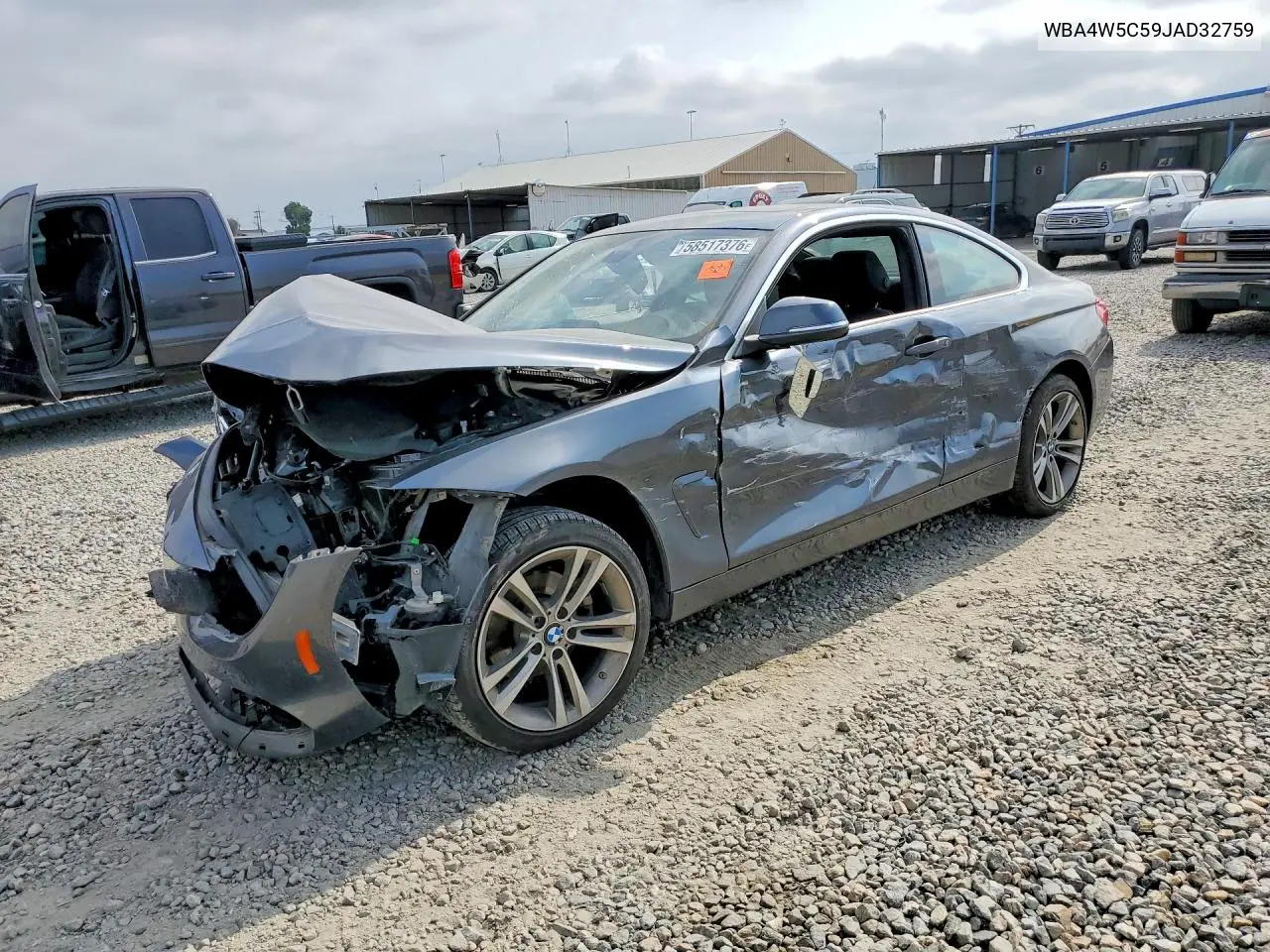 2018 BMW 430Xi VIN: WBA4W5C59JAD32759 Lot: 58517376