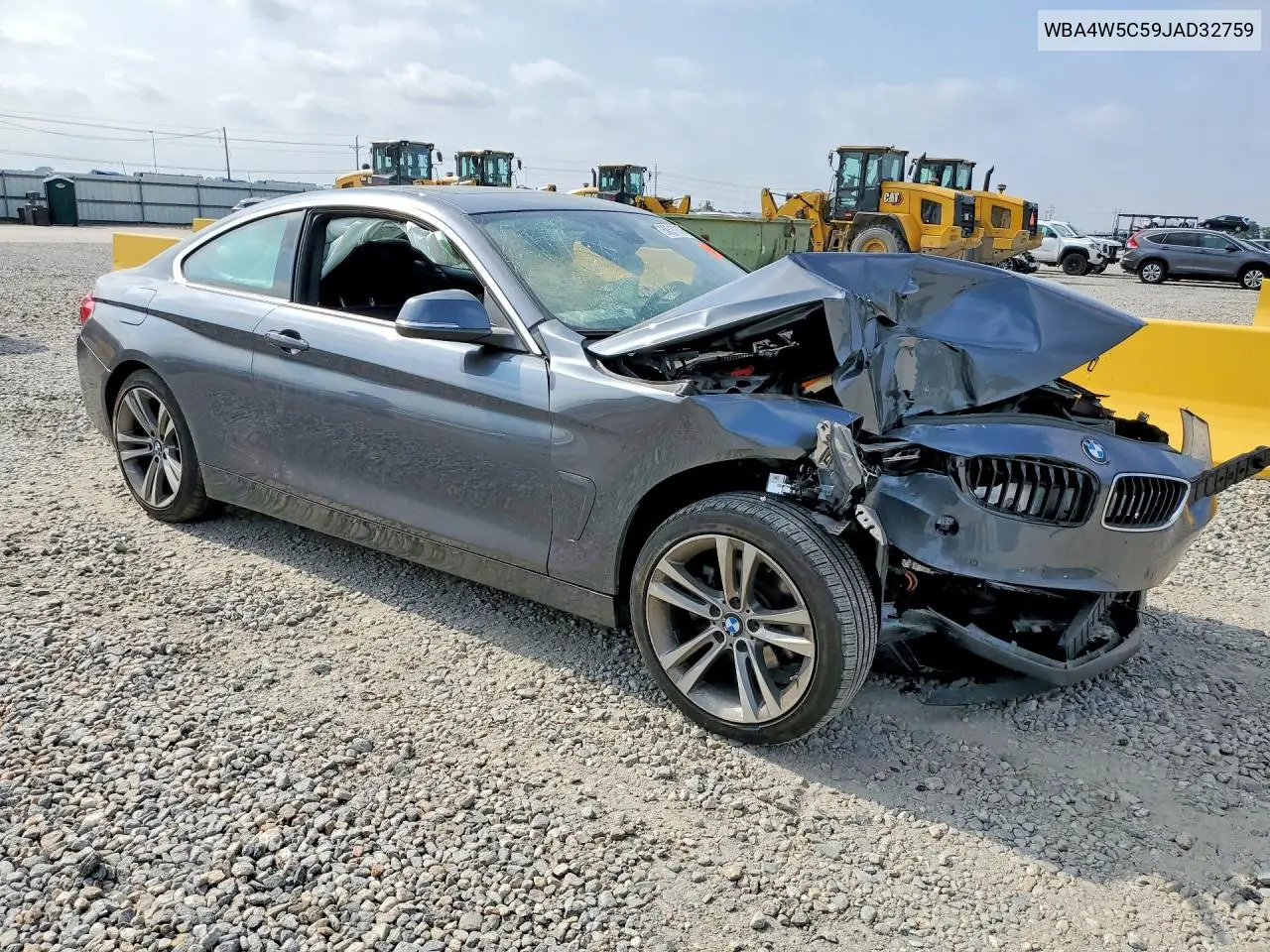 2018 BMW 430Xi VIN: WBA4W5C59JAD32759 Lot: 58517376