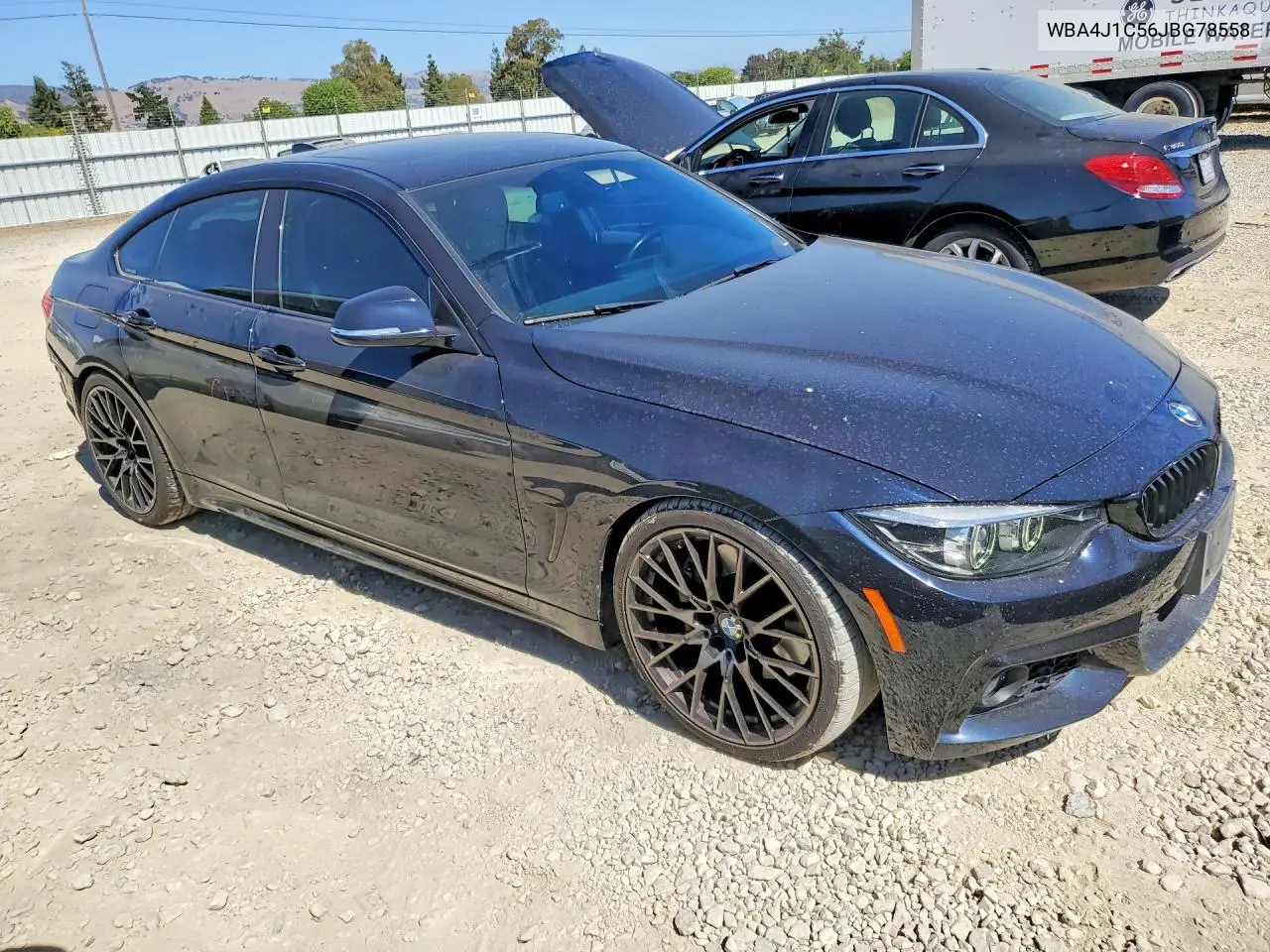 2018 BMW 430I Gran Coupe VIN: WBA4J1C56JBG78558 Lot: 58807556