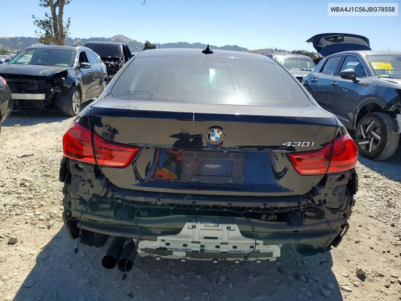 2018 BMW 430I Gran Coupe VIN: WBA4J1C56JBG78558 Lot: 58807556