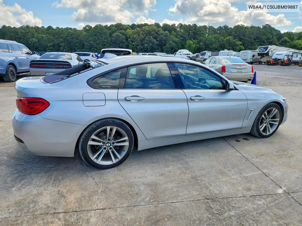 2018 BMW 430I Gran Coupe VIN: WBA4J1C50JBM09887 Lot: 59118946